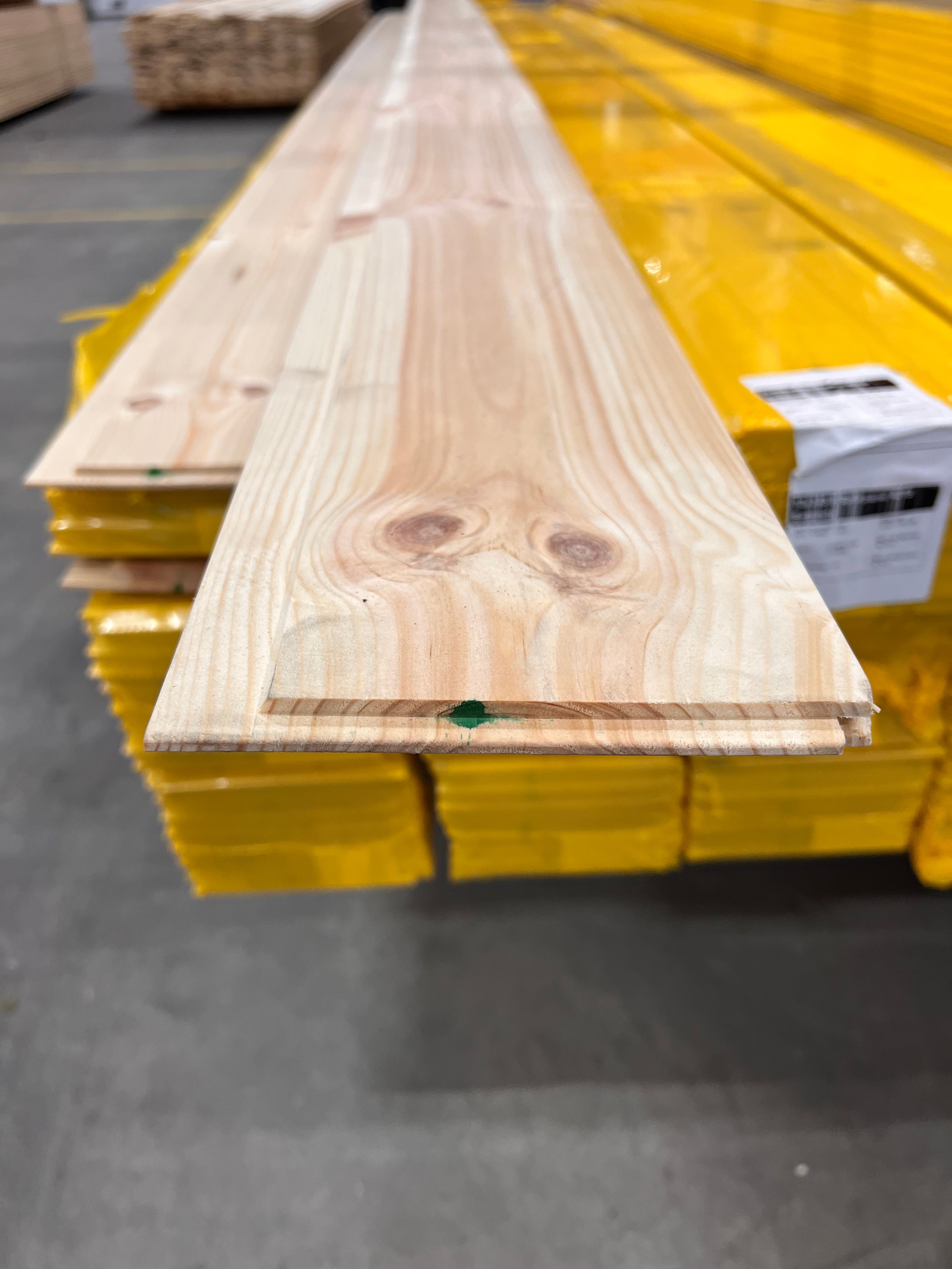 Paket Spårpanel 13x145 furu - sekunda (obehandlad) 11,6 kvm