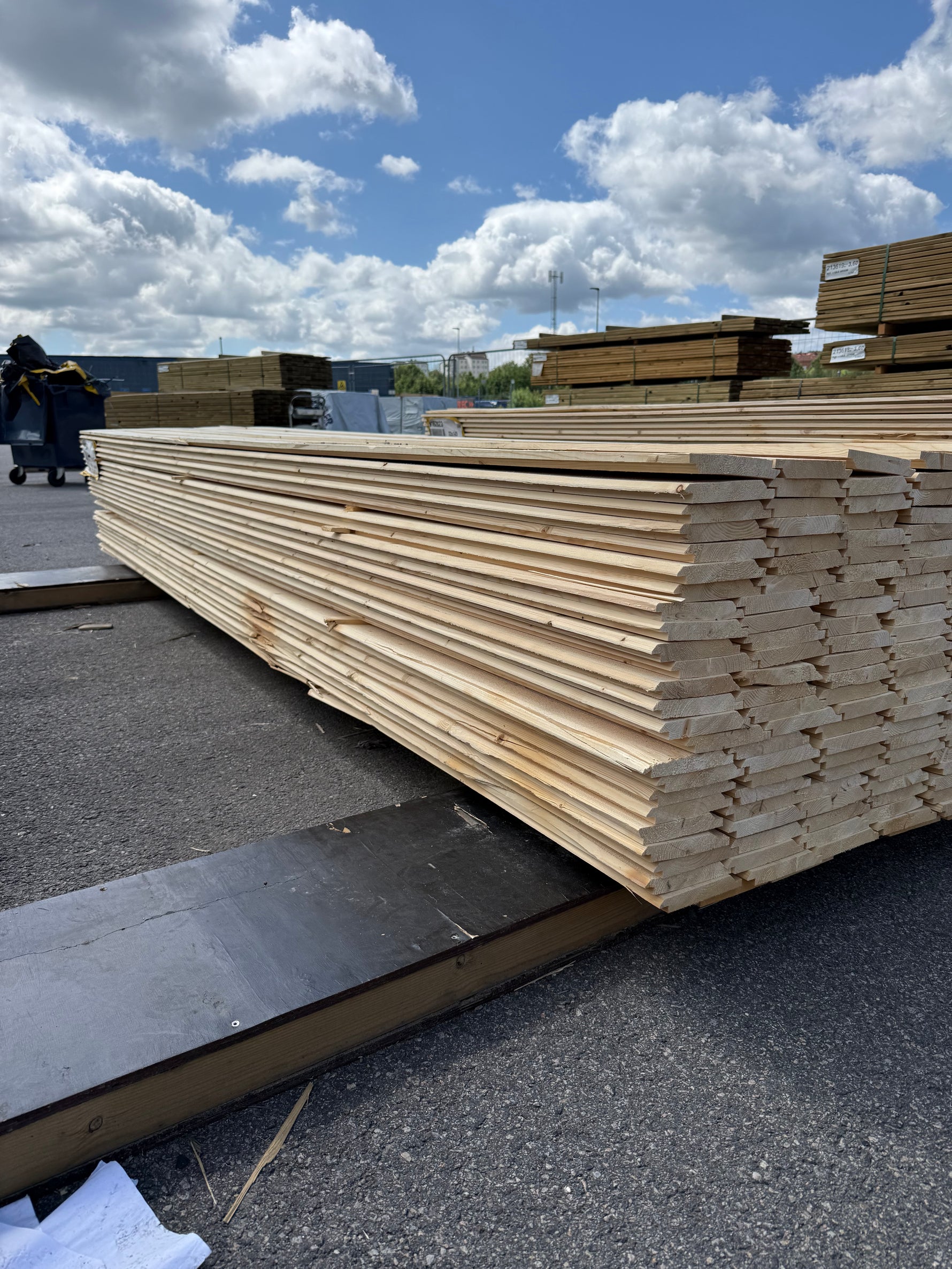 Paket Ytterpanel Dubbelfas Halvspont 22x145mm, 175st 3,90m