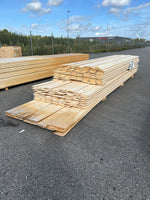 Paket Springpanel 22x145 mm – 3,60–4,80 m (Andra sortering)