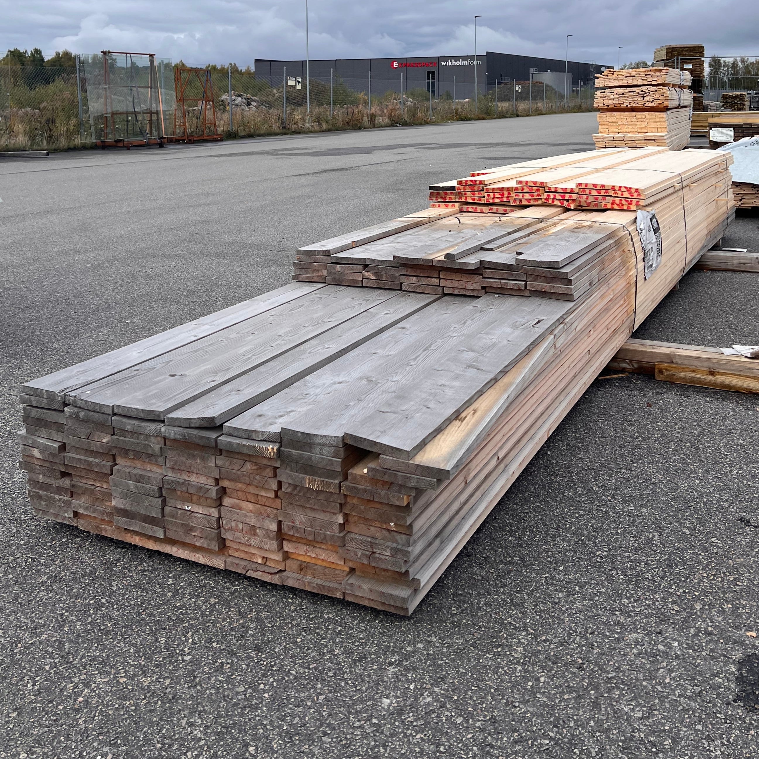 Paket Ytterpanelbräda 22x145, 161st 3.0-5,4m  (B-Sortering)