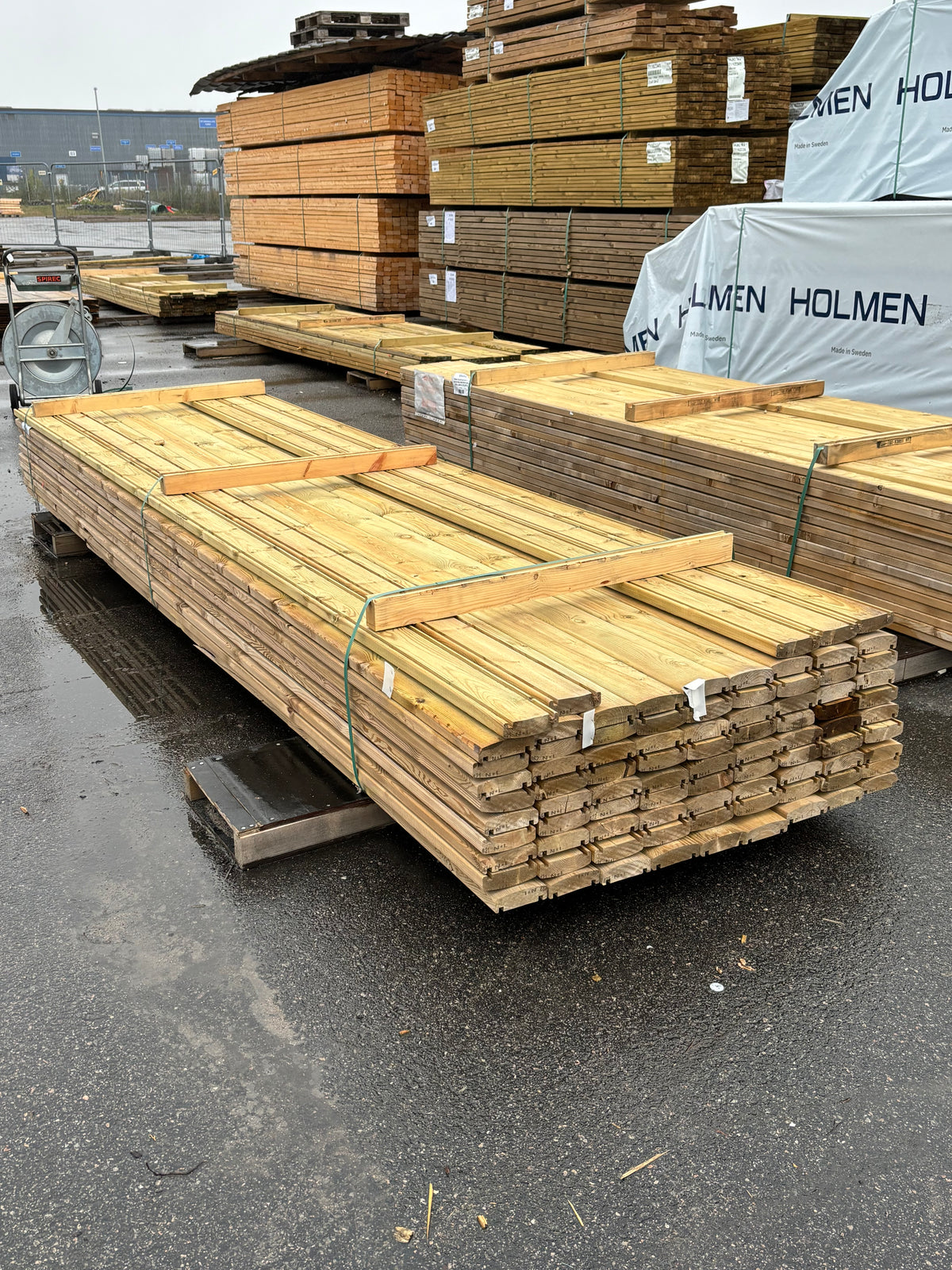 Paket Tryckimpregnerade Handledare 34x120mm 4.20m 86st