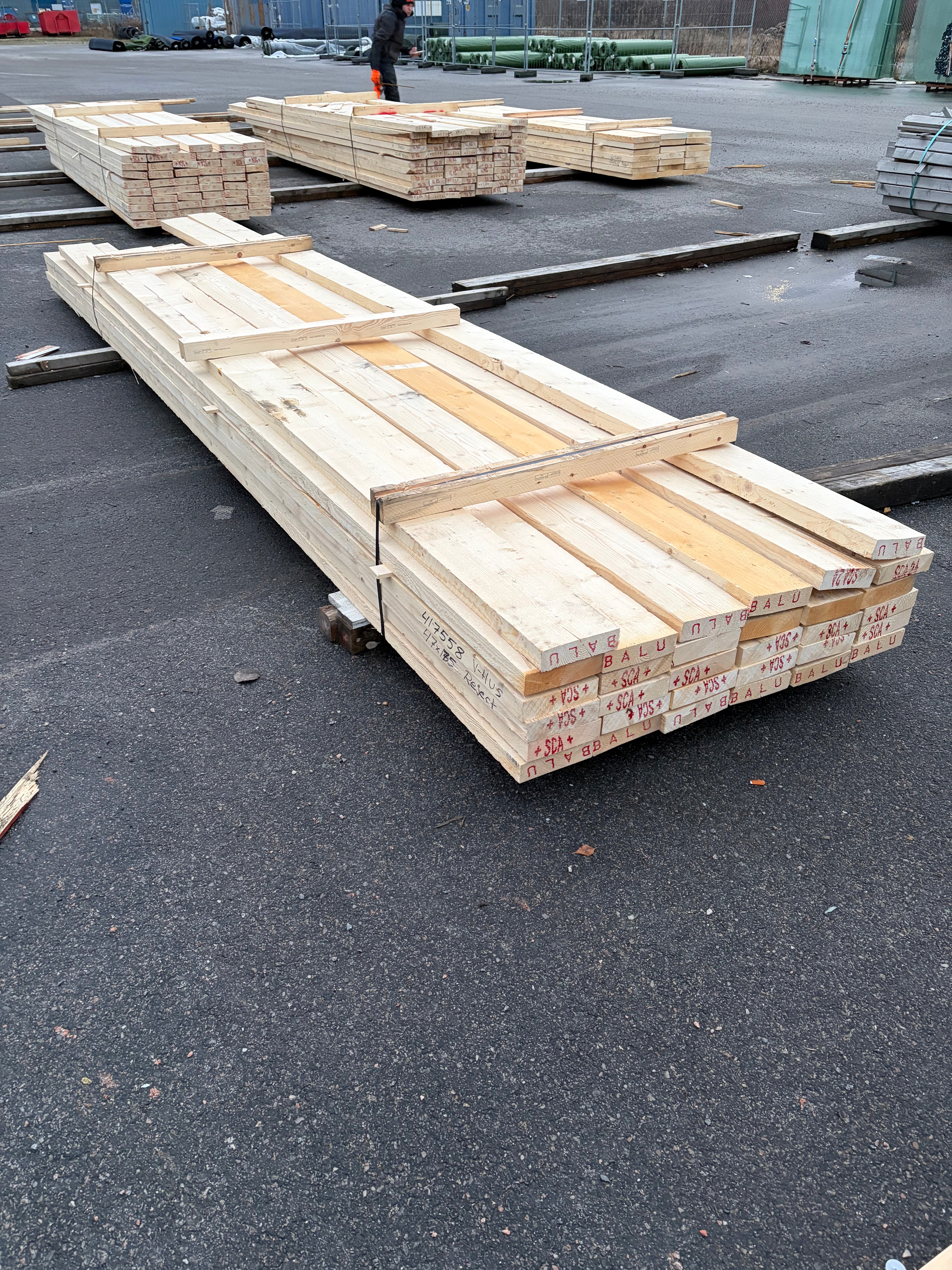 Paket Ohyvlade Reglar 47x175mm, 32st 4.2–5.4m