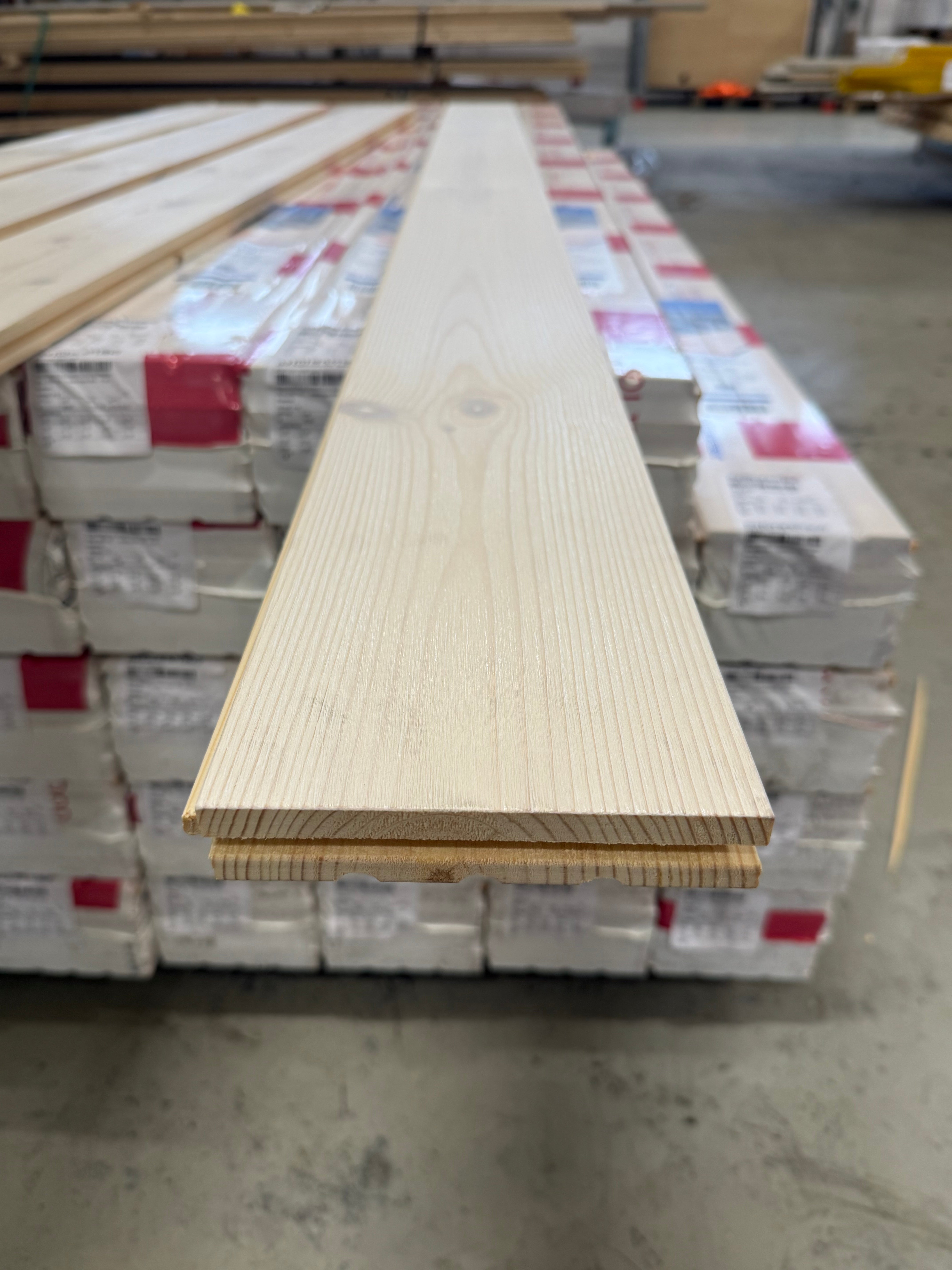 Moelven Furu Golv Snö 25x142mm - Per Bunt (4st 2,20m)