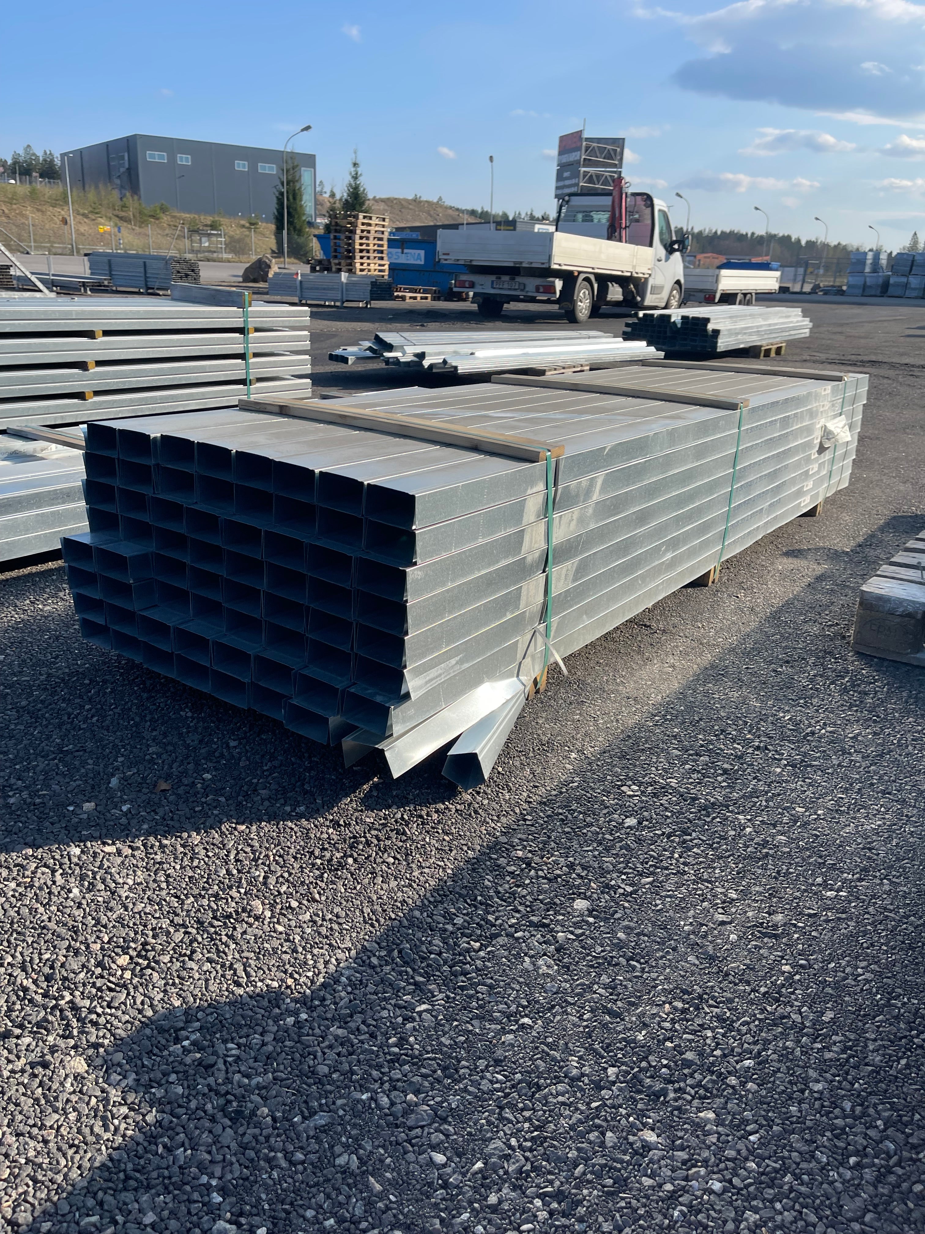 Paket Stålskenor – 55×95 mm – 128 st