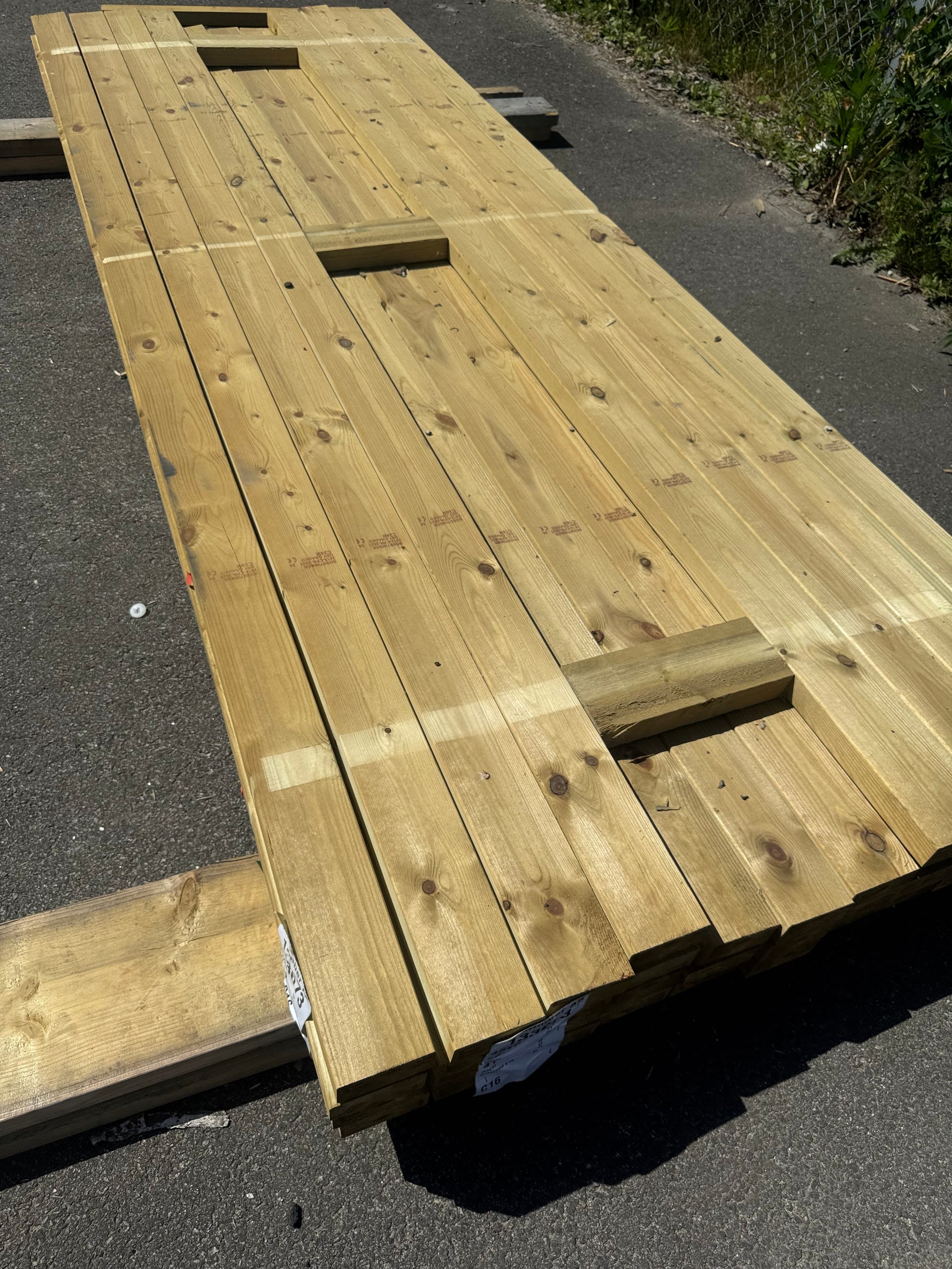 Paket Tryckimpregnerade Reglar 45x95 mm, 41 st 3,00 m