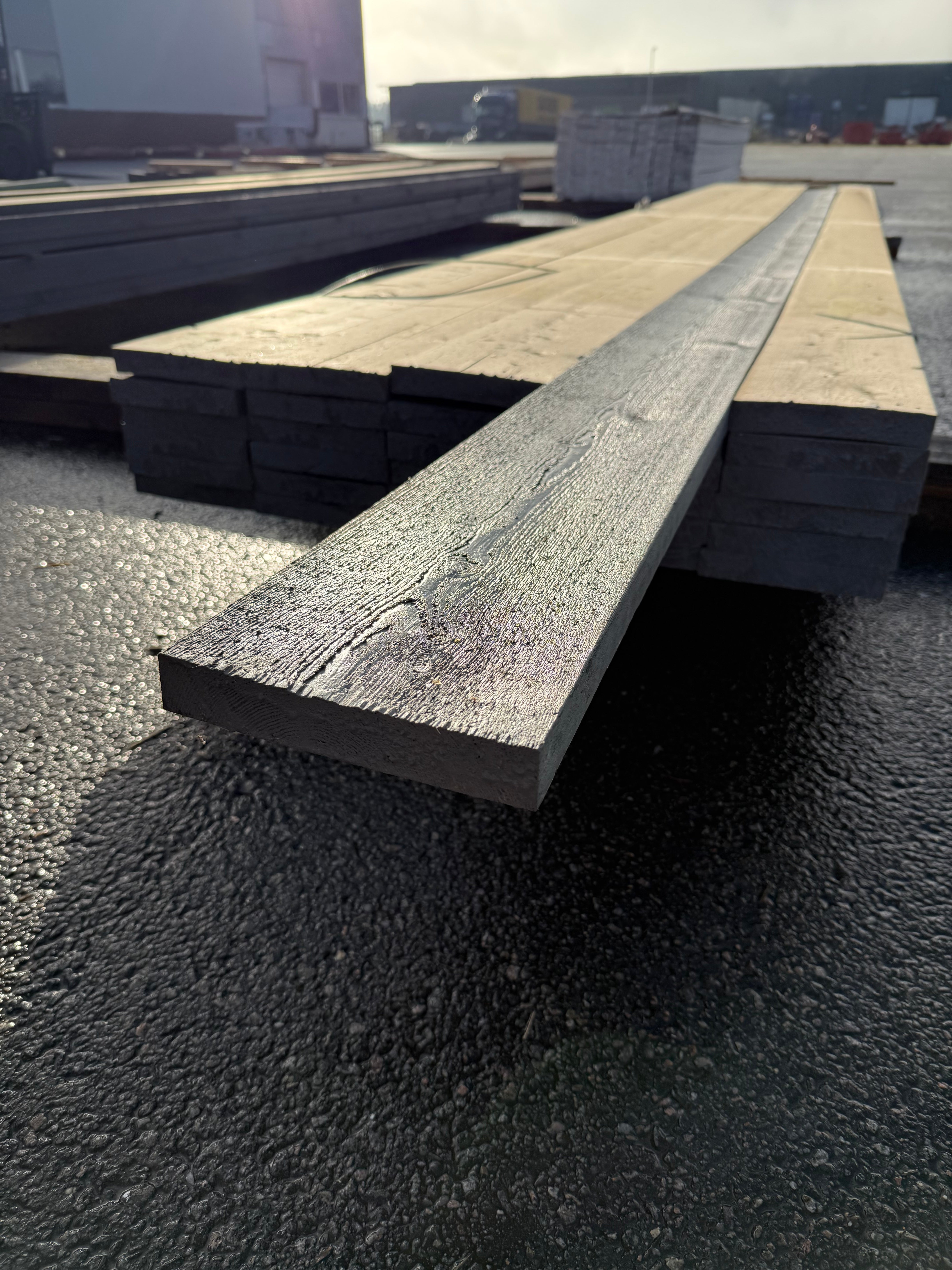 Paket Finsågad Panel 28x170 mm – 30 st (5,40 m, Målad NCS S 6500-N)