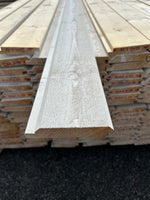 Paket Ytterpanel Dubbelfas Halvspont 22x120mm Grundmålad 161st 4.50m Grundmålad