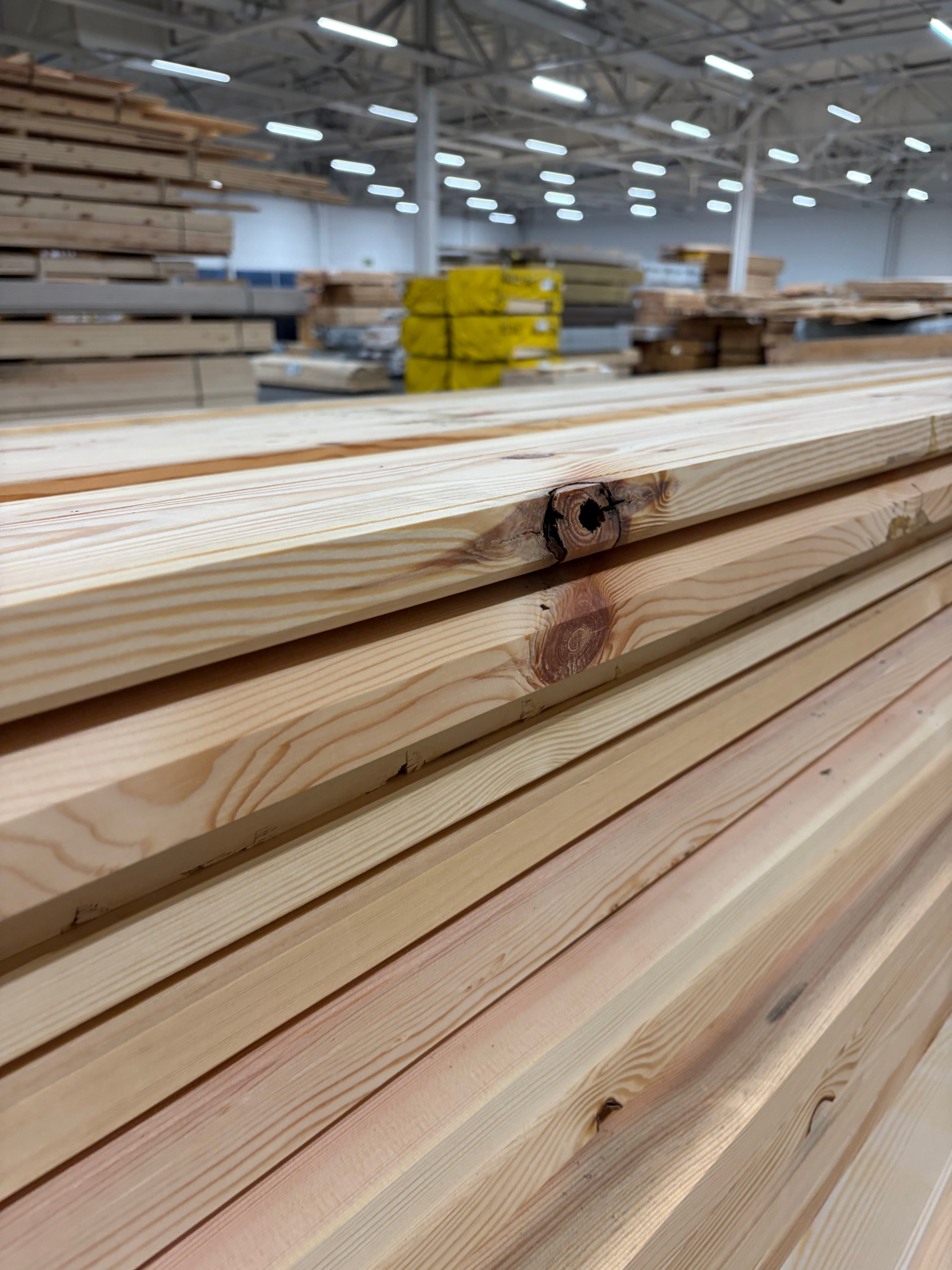 Överliggare 34x145 mm – (Furu, B-sortering)