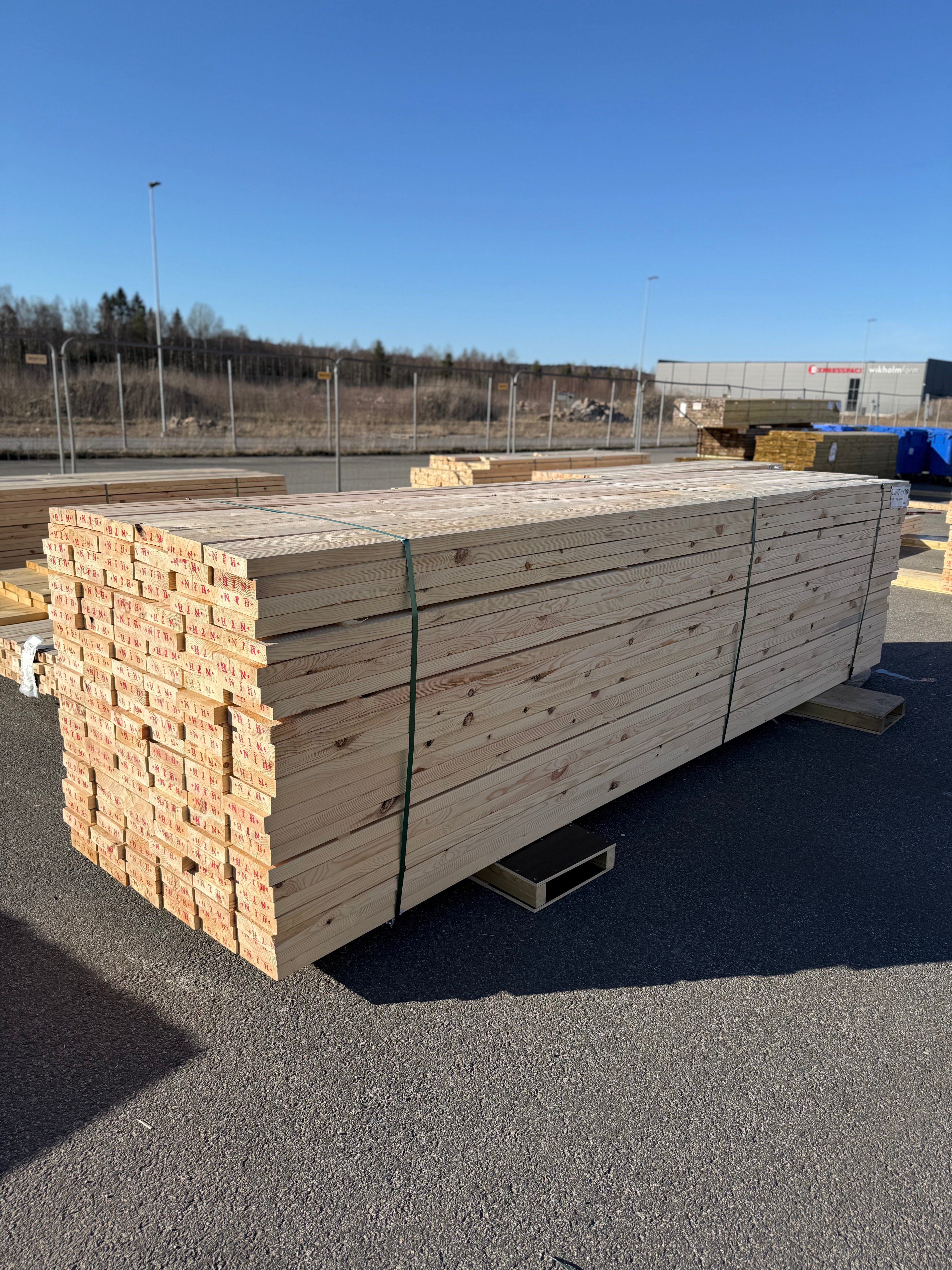 Paket Reglar 45x170 mm – 138 st (4,20 m, furu)