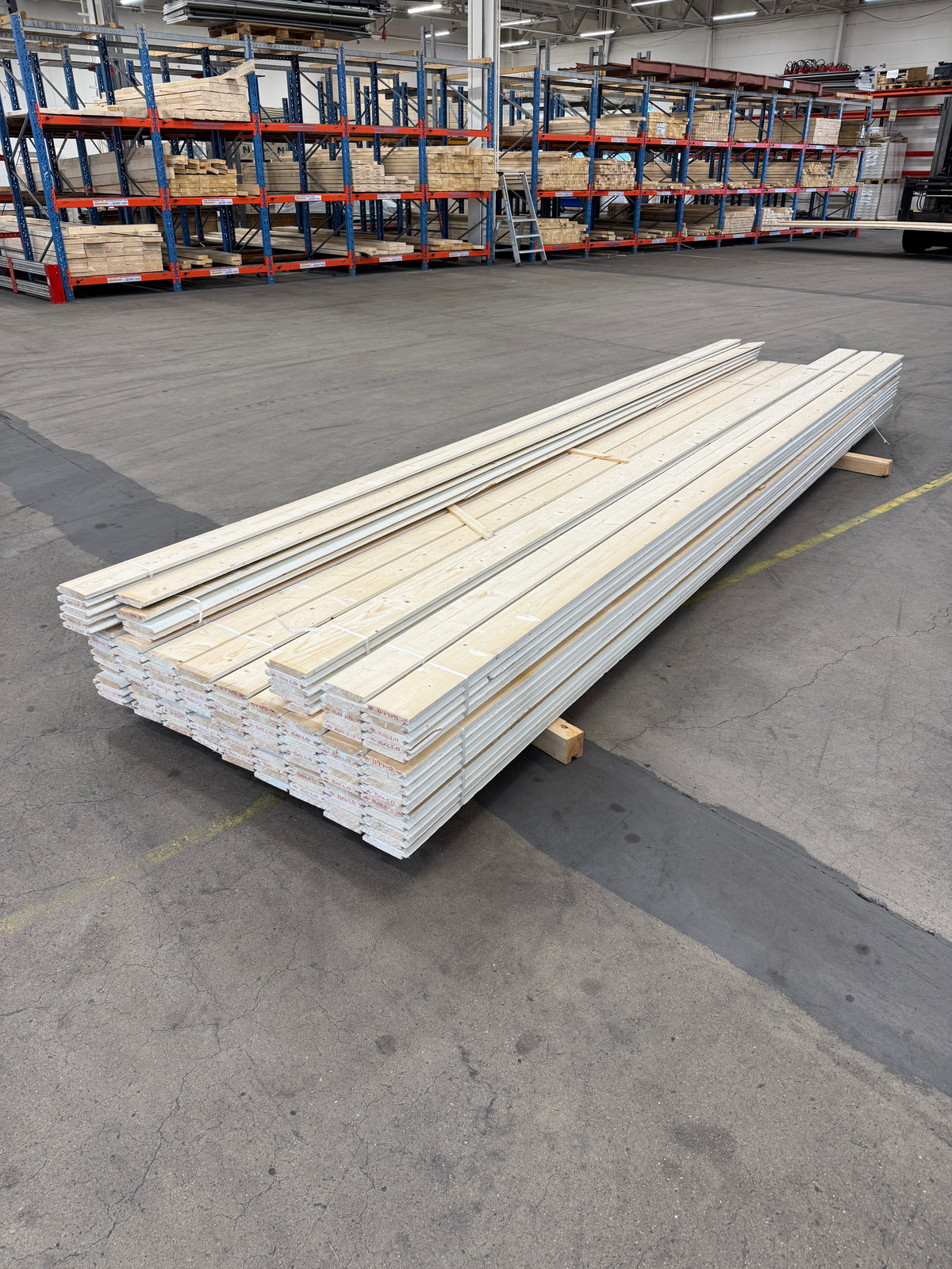 Paket Dubbelfasspont 22×120 mm 4,50 m – Grundmålad, 114 st