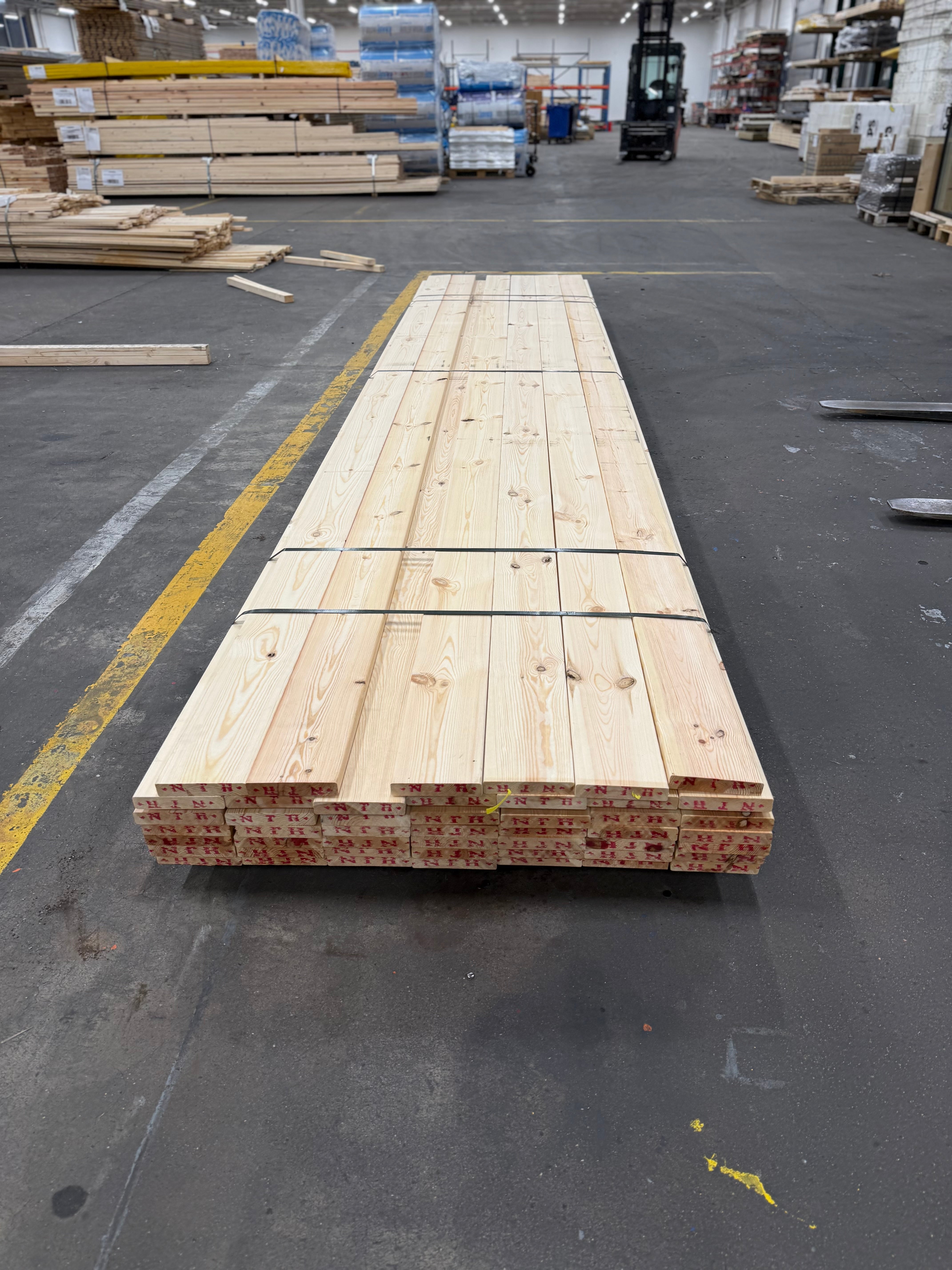 Paket Hyvlade Brädor 27x145mm 4.80m- 48st (Furu) B- sortering