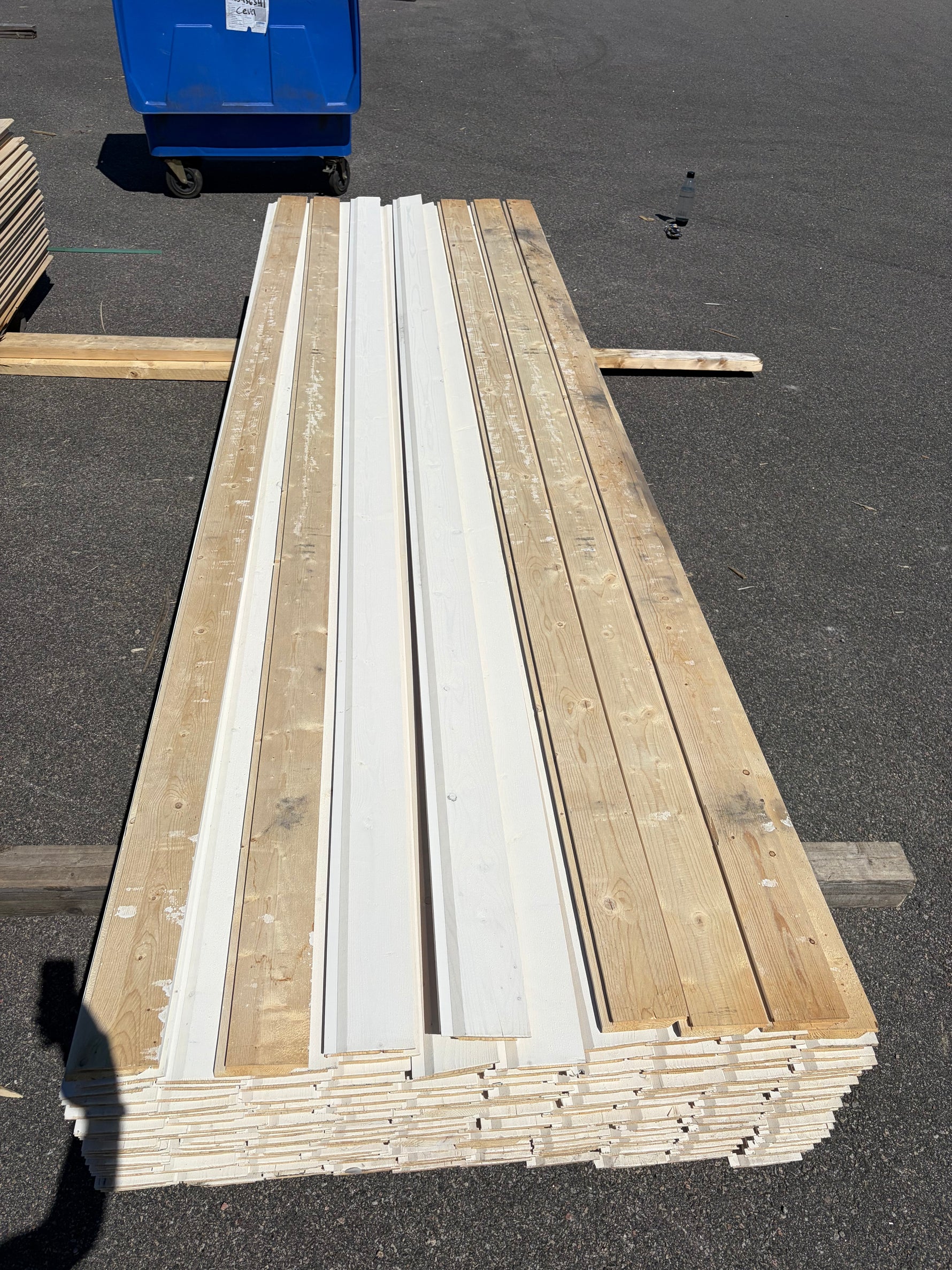 Paket Ytterpanel Enkelfas Fals Ändspont 22x120mm, 185st 3.60m