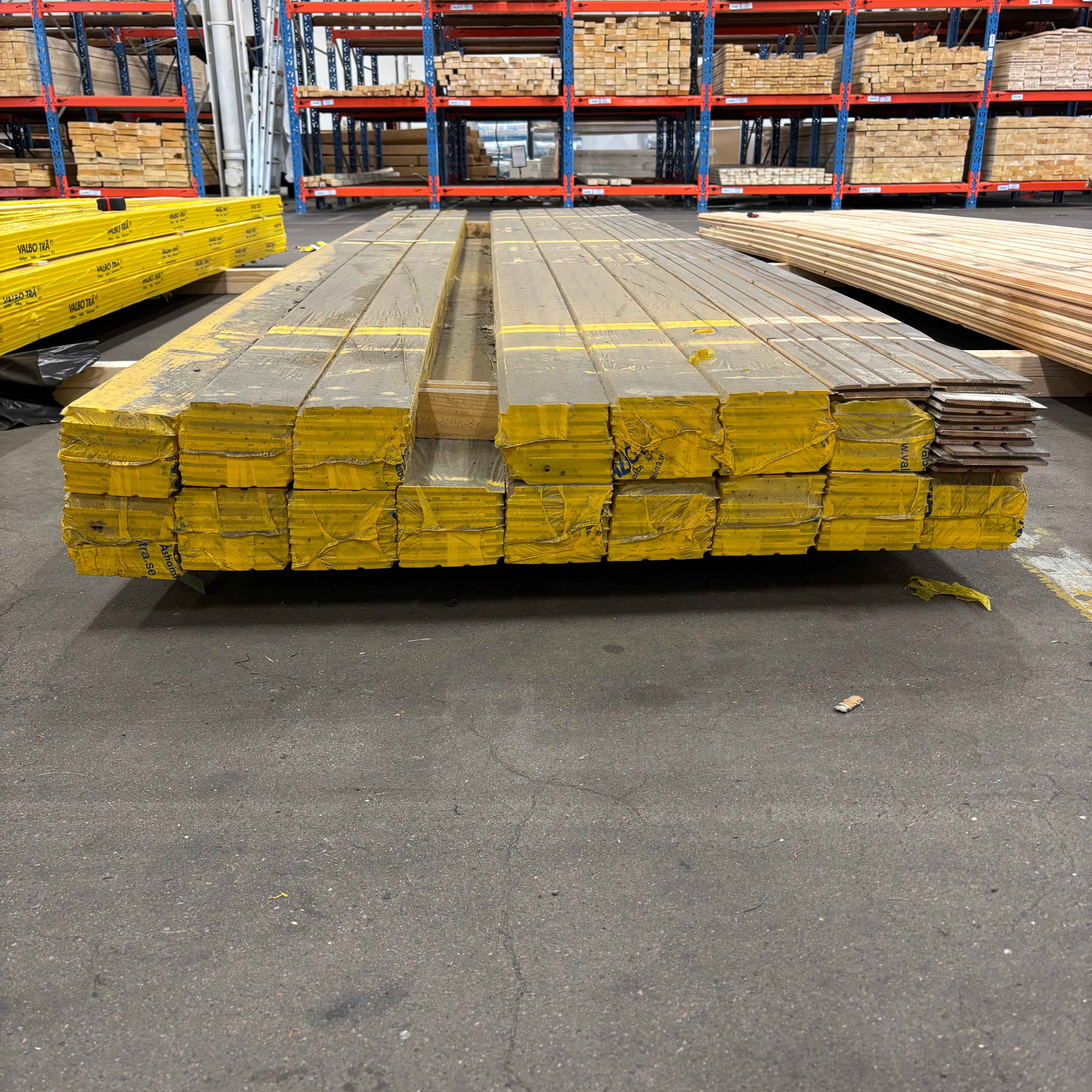 Paket Innerpanel 15x120mm 102st 4.15m – Vitmålad