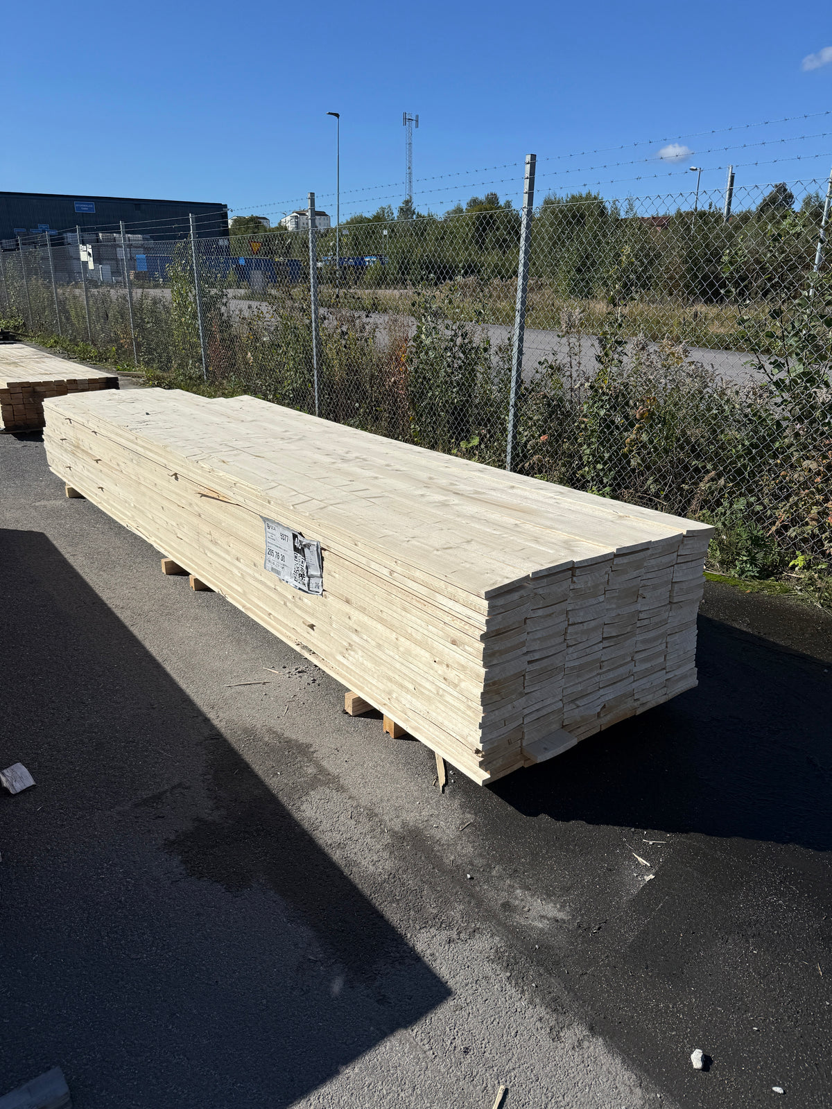 Paket Finsågade Brädor 22x170mm 3,60–4,80m 156st (Andra Sortering)