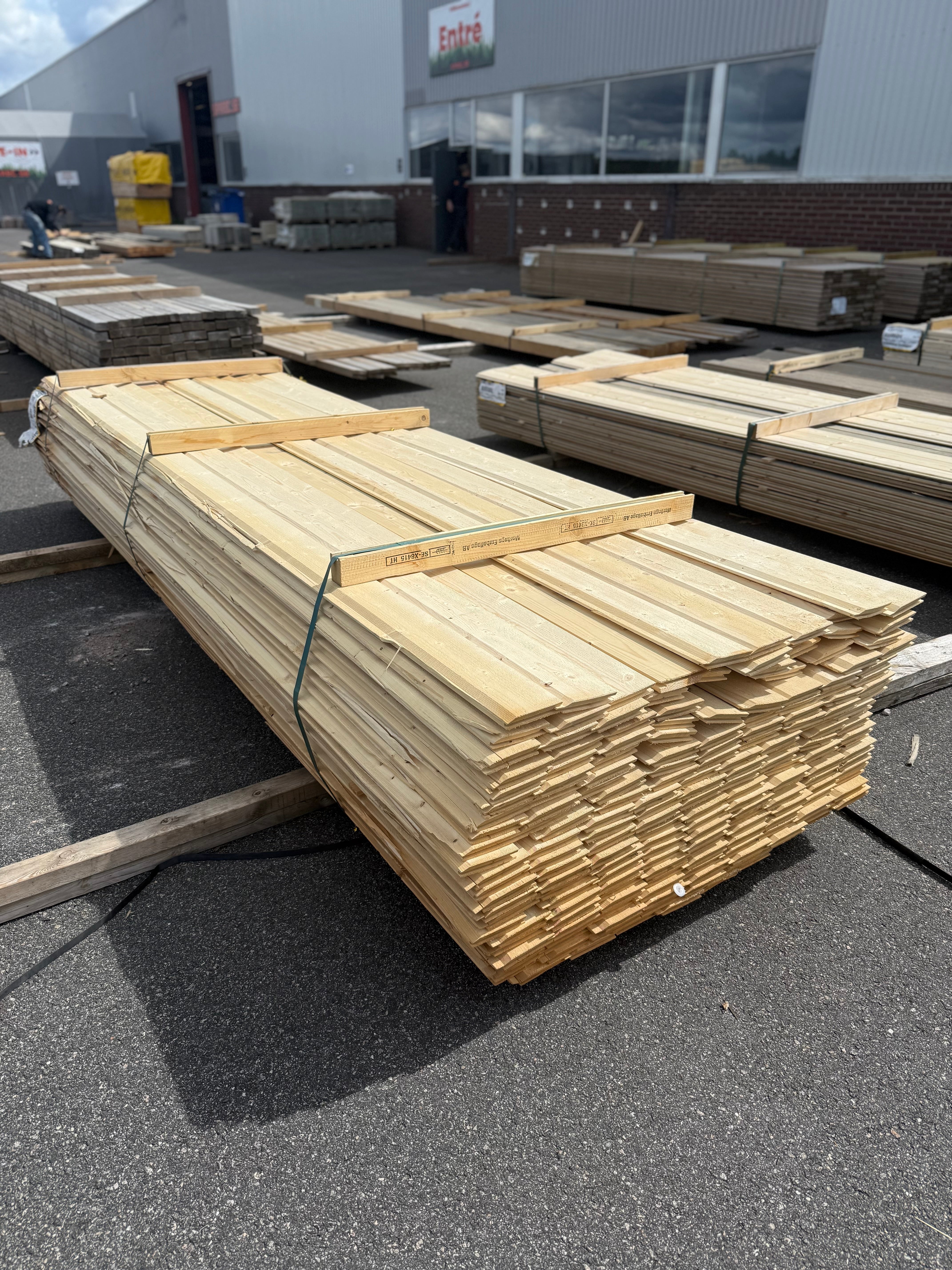 Paket Enkelfas ändspont 22x120 3.60m 189st
