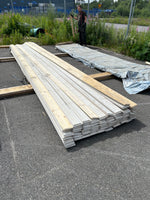 Paket Enkelfas Ändspont 22x120mm 65st 5.40m Grundmålad