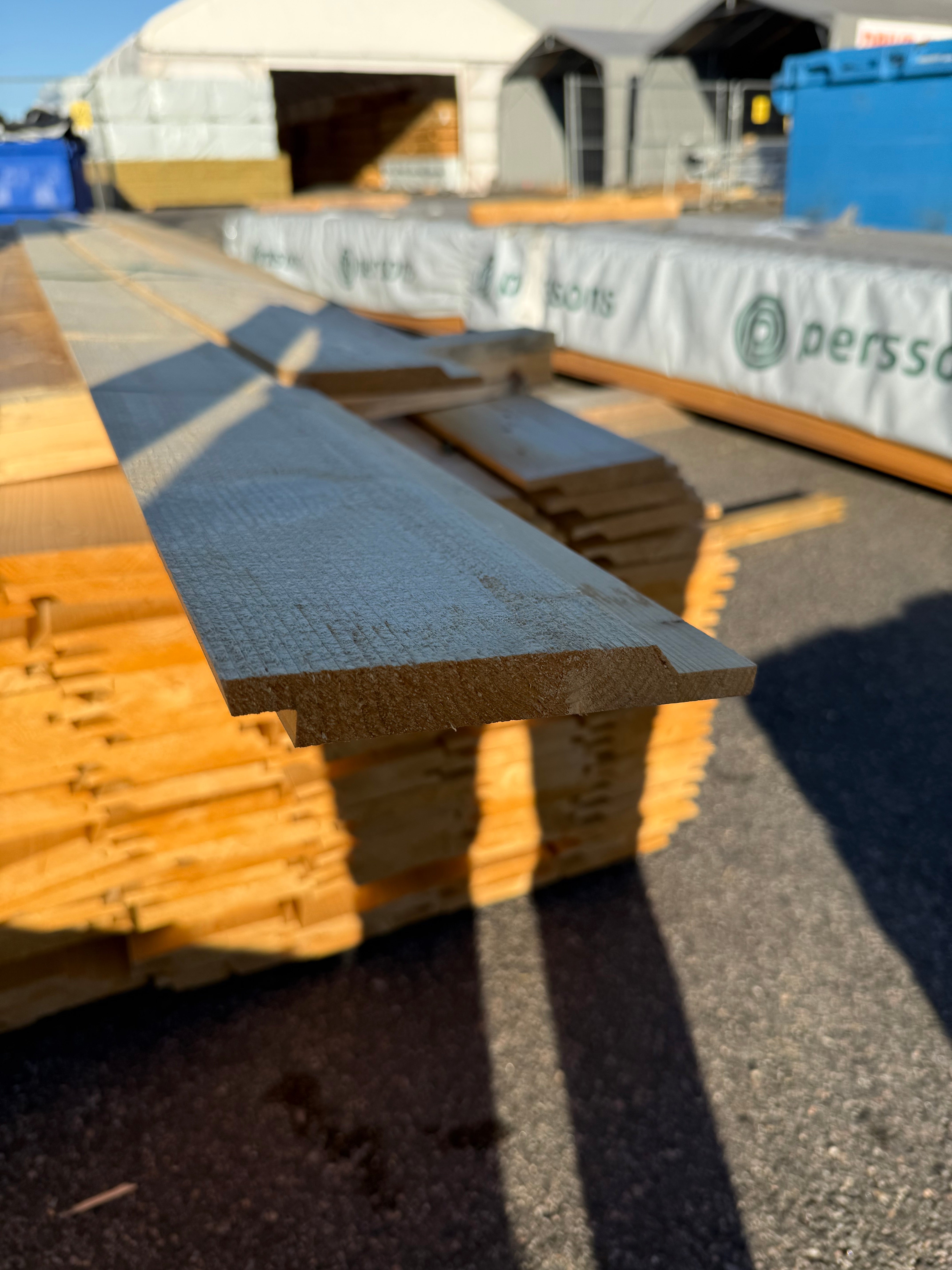 Paket Ytterpanel 22x165mm – 126 st 5,40 m (gran, obehandlad)
