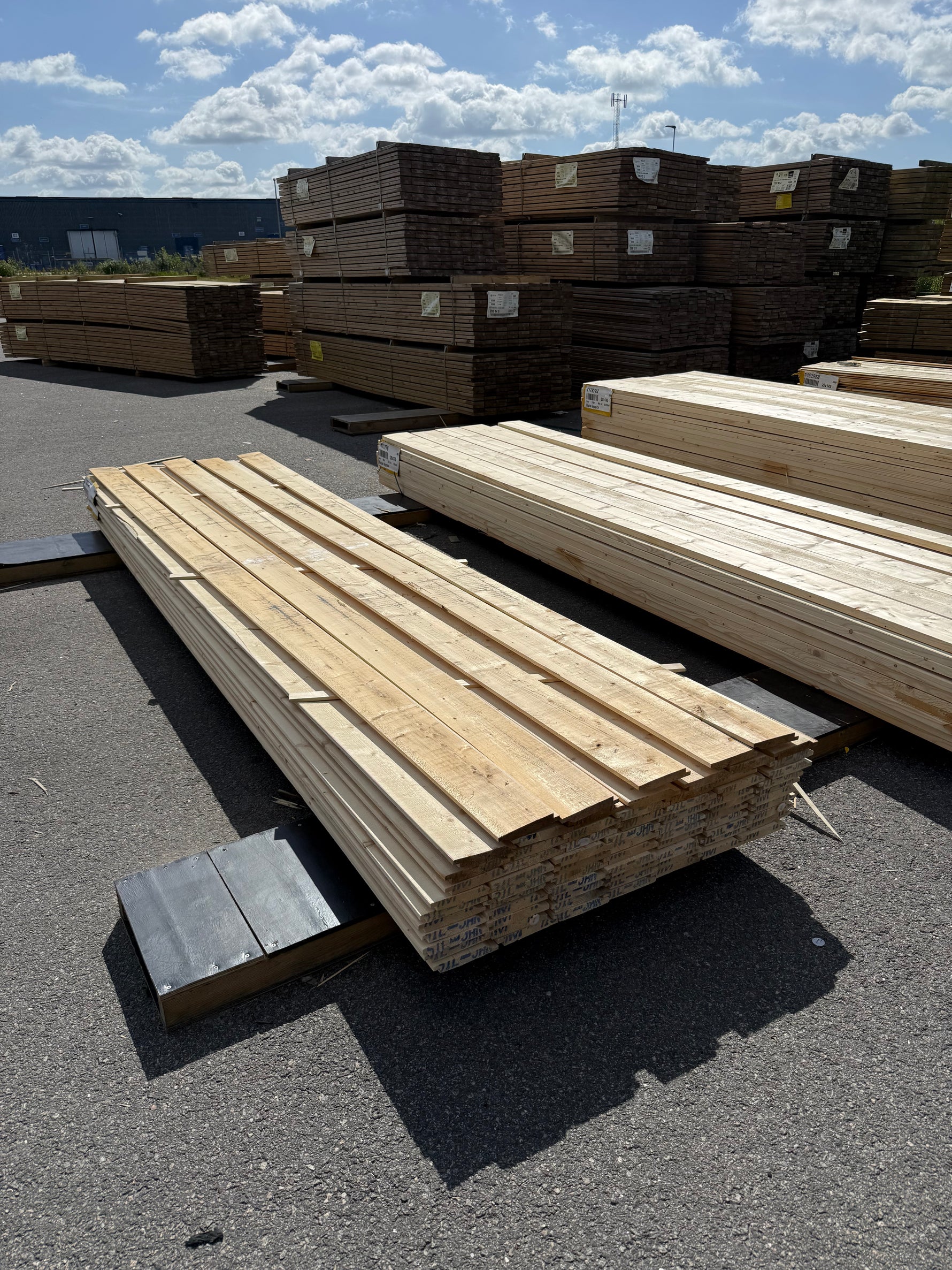 Paket Ytterpanel Enkelfas Fals 22x145mm 3.90m 75st