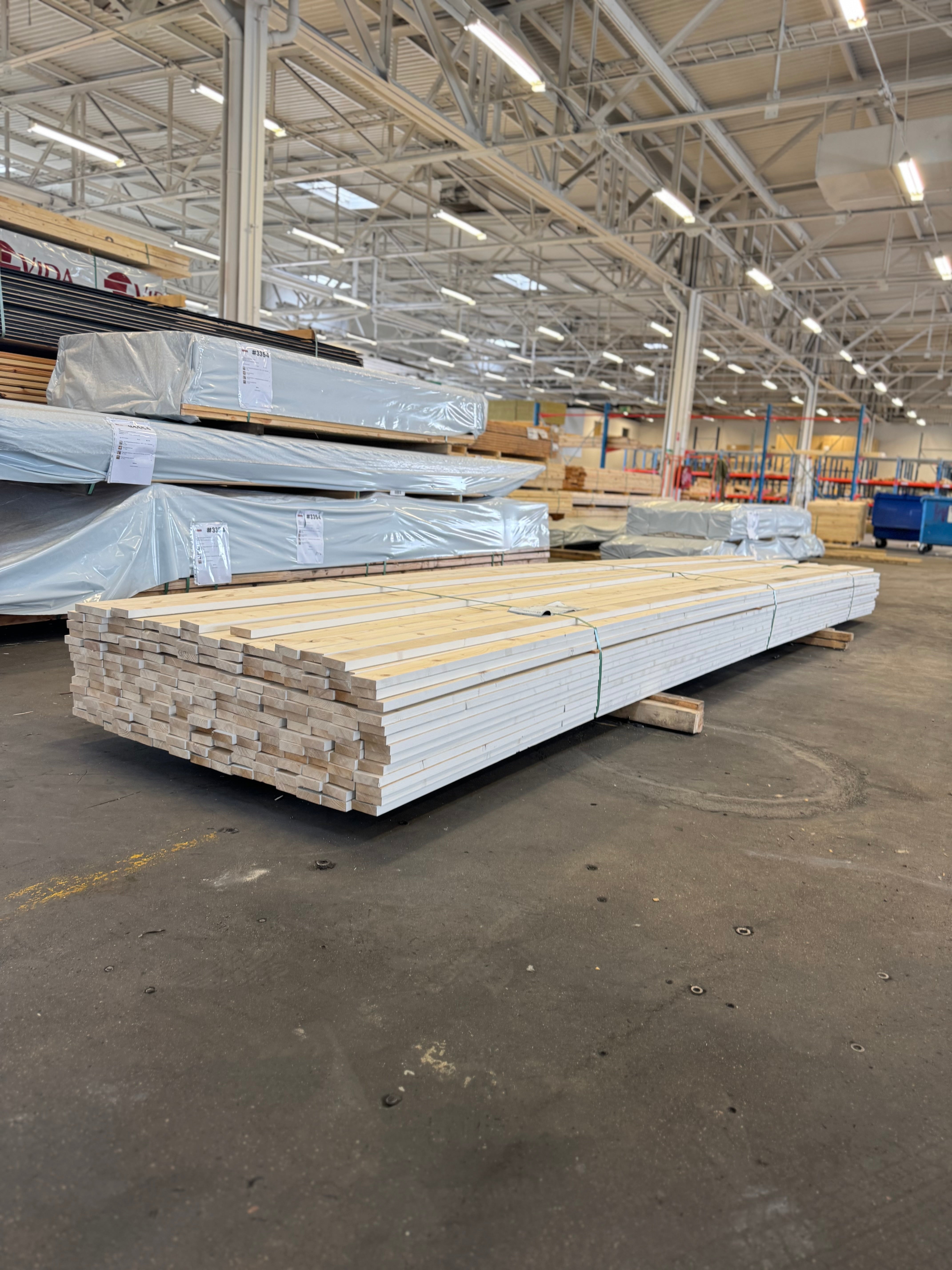 Paket Finsågade Brädor 21x70mm 5.40m