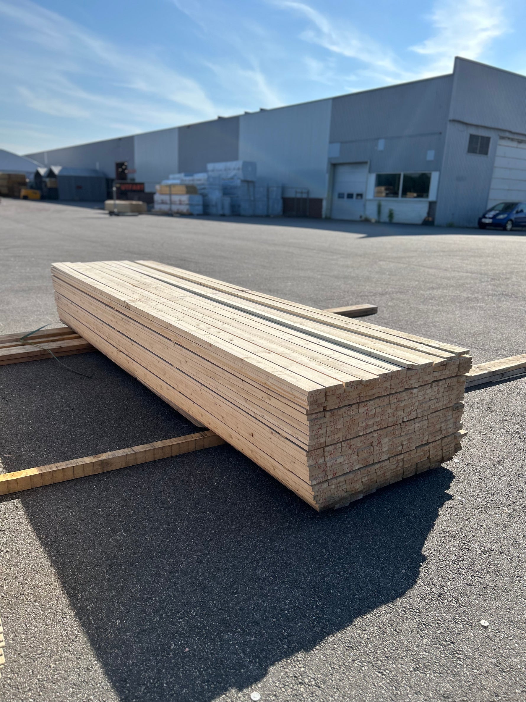 Paket Finsågade Brädor 22x95mm 4,20m 285st Obehandlad