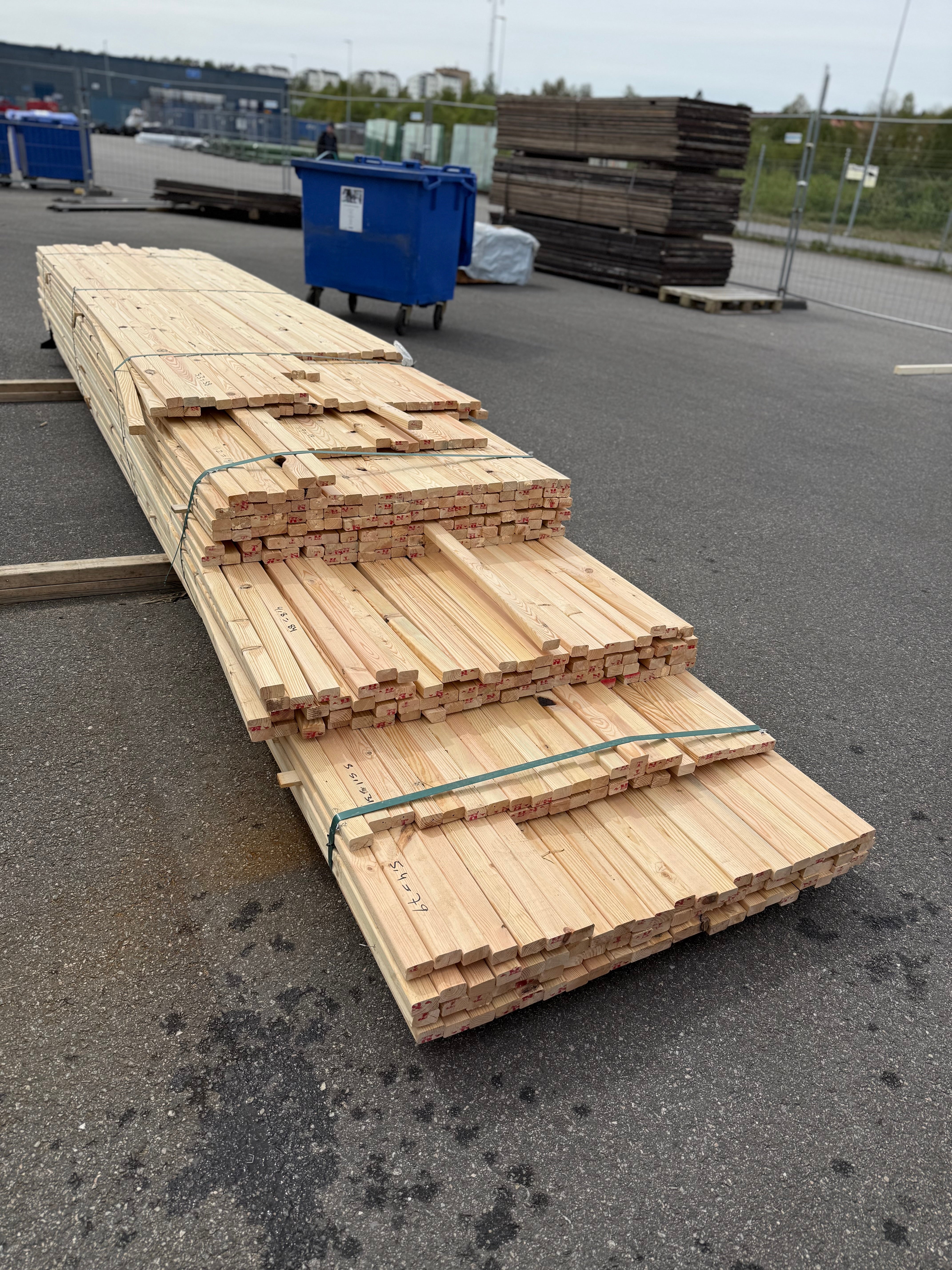 Paket 28x45mm Obehandlad Furu