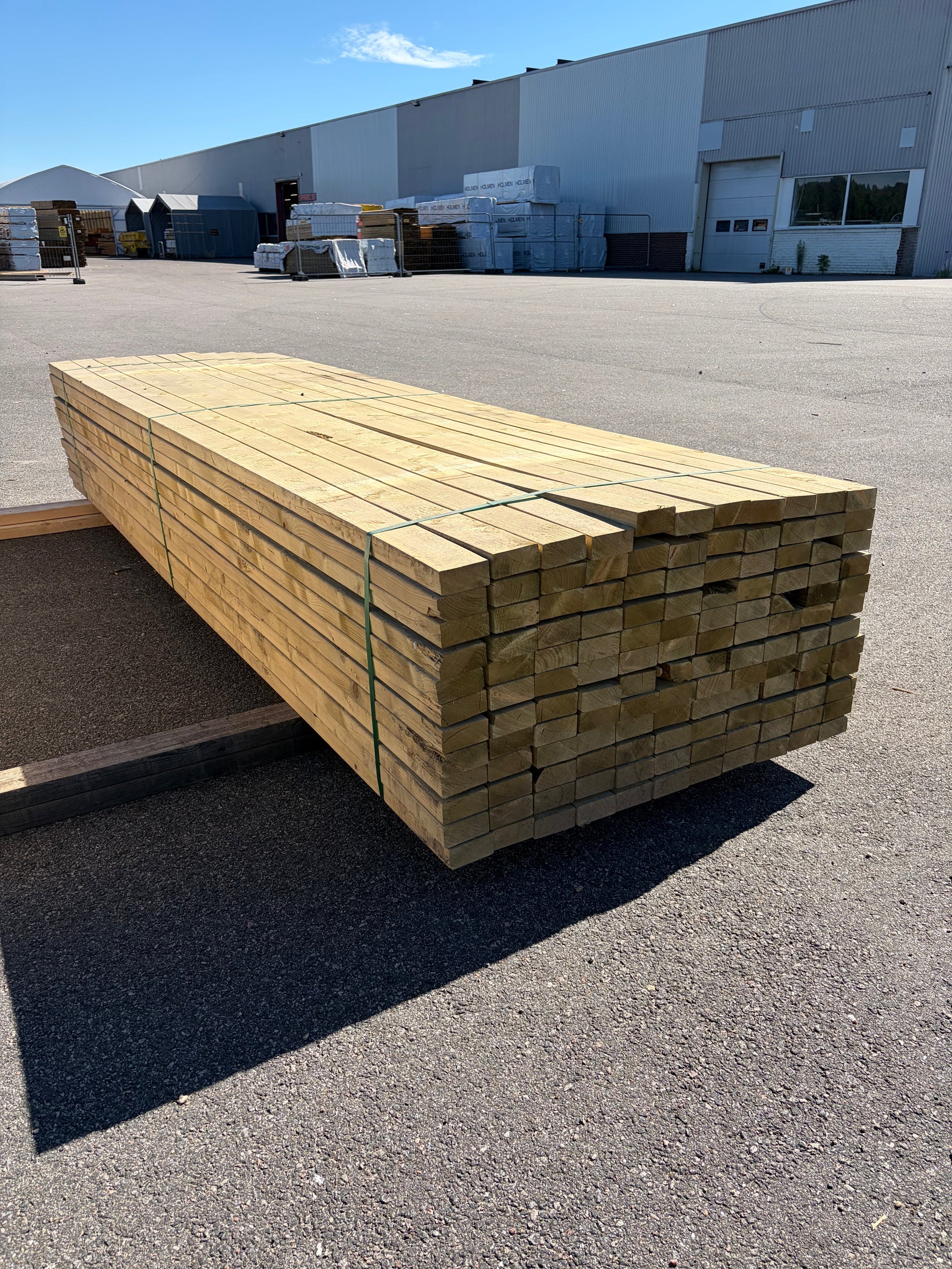 Paket Tryckimpregnerade Reglar 45x95mm 3,60m 132st