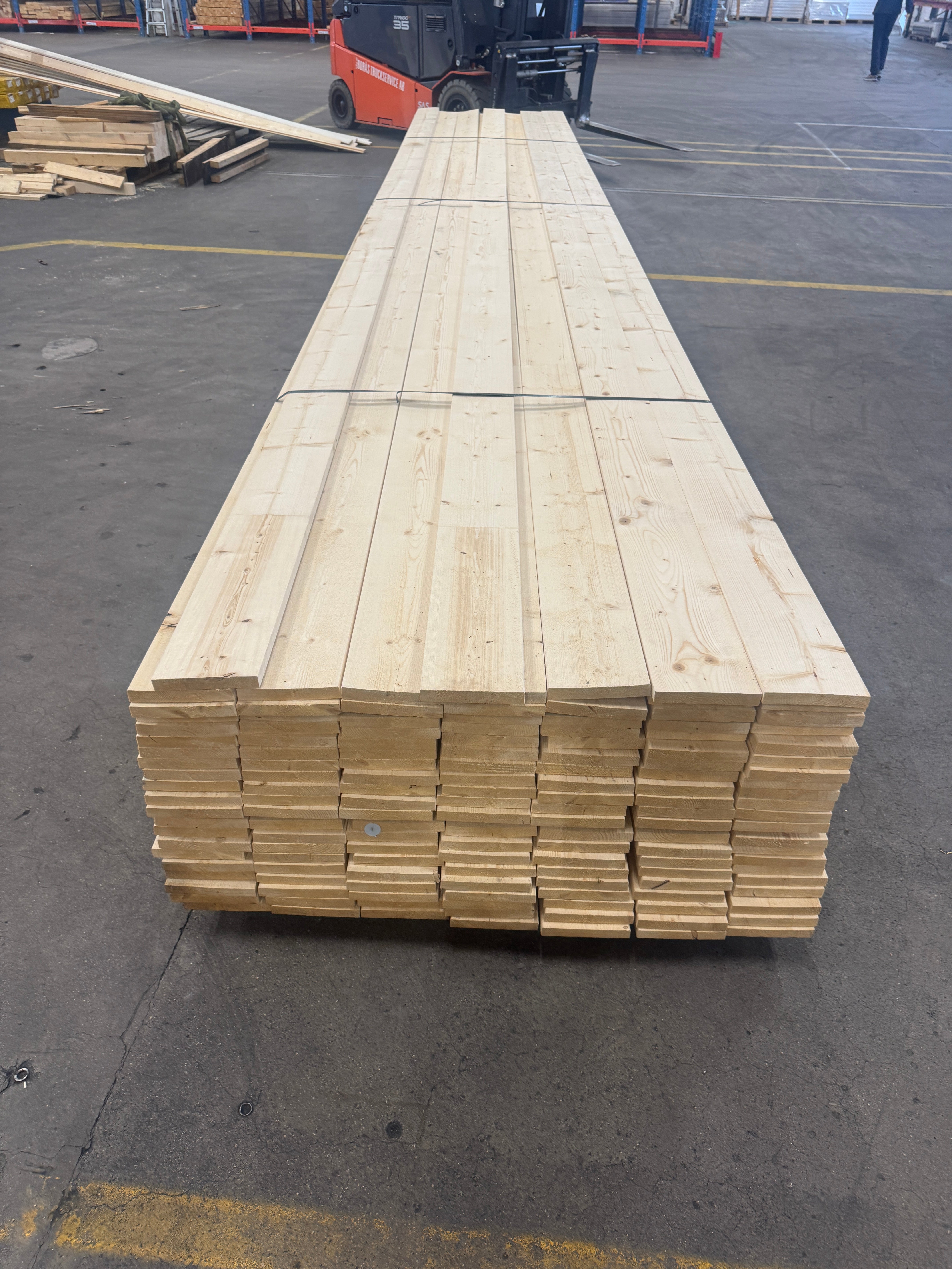 Paket Panel 21x145mm – 144 st 6,20 m (gran, prima, fingerskarvad, obehandlad)