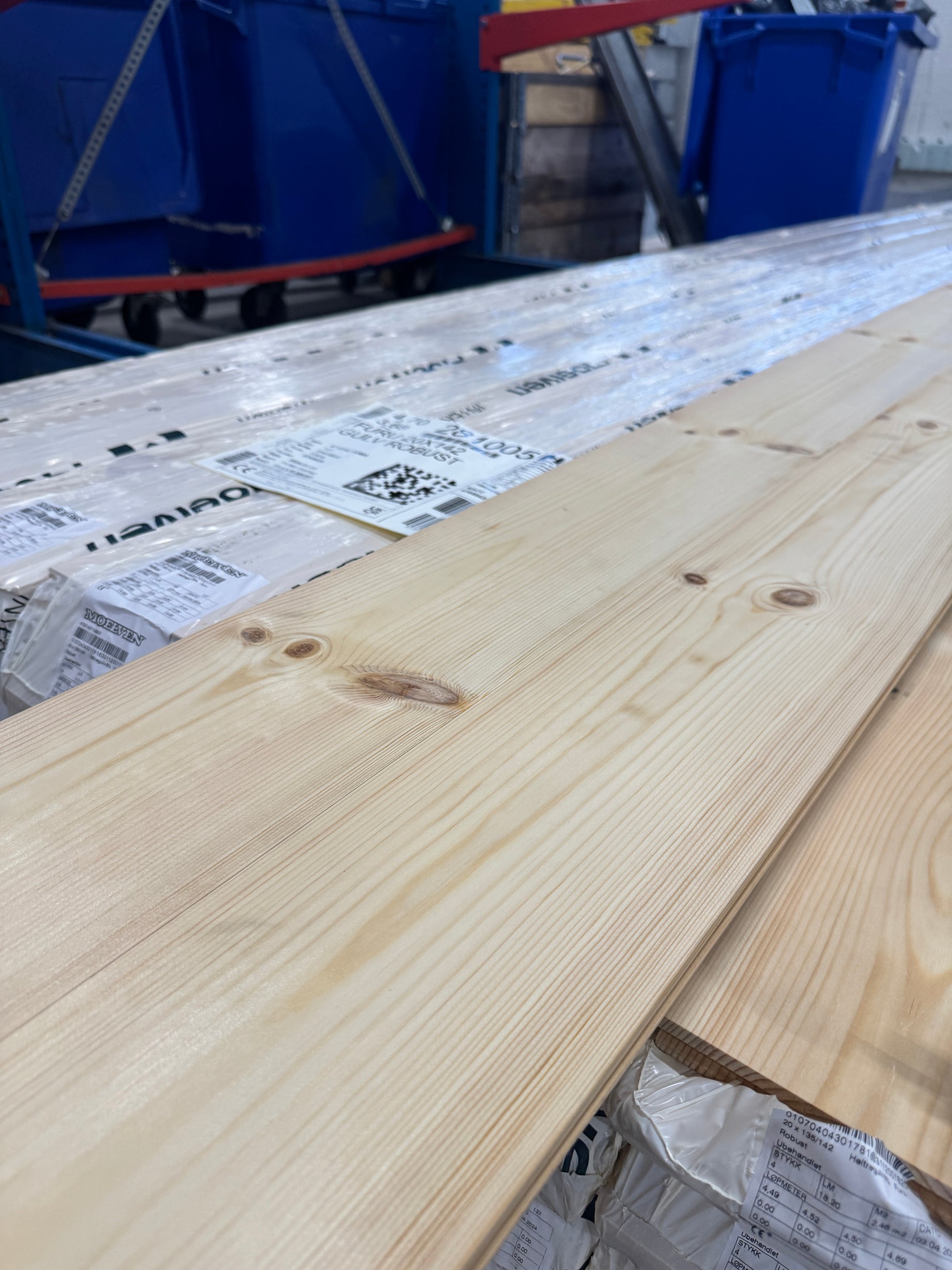 Paket Massivt Furugolv 20x135/142mm – ca 50 m²