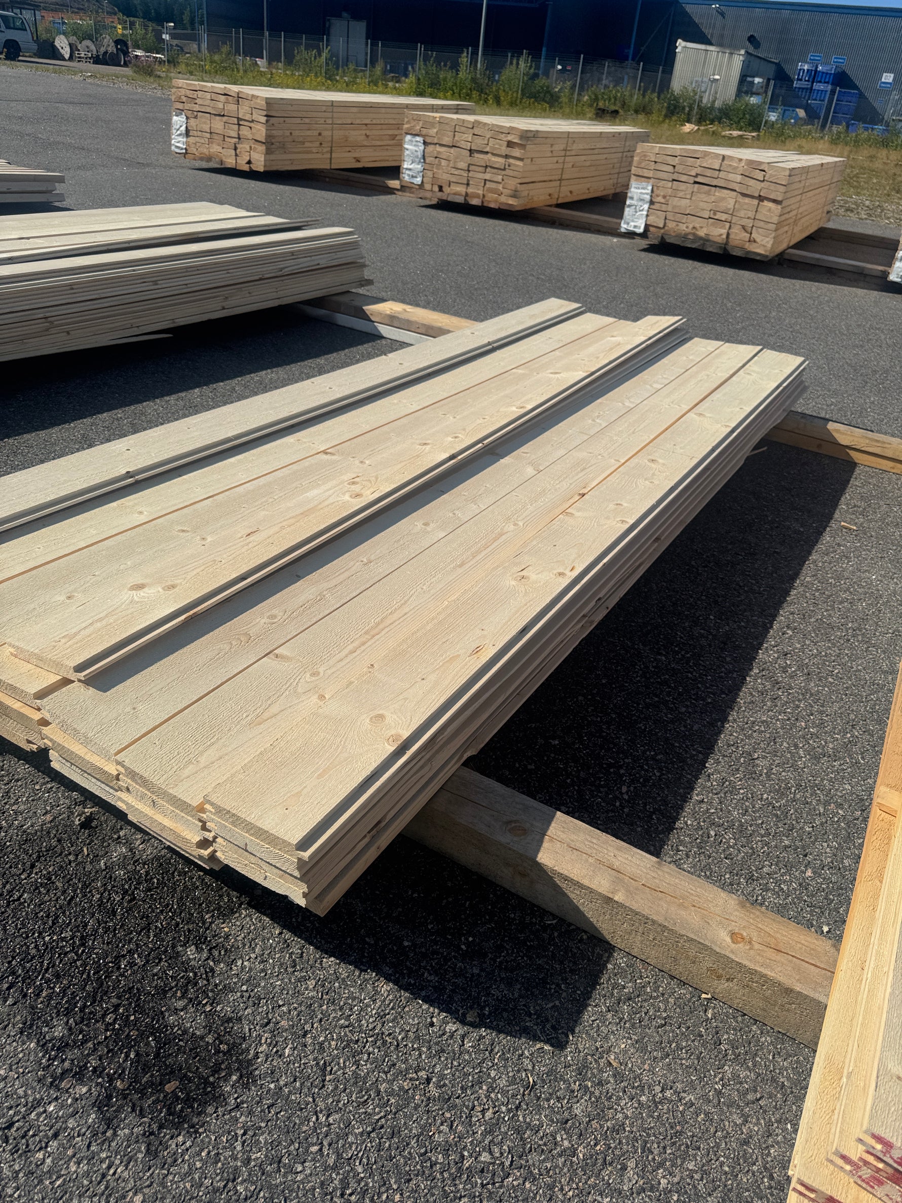 Paket Ytterpanel 22x145mm 2,70m 31st Obehandlad