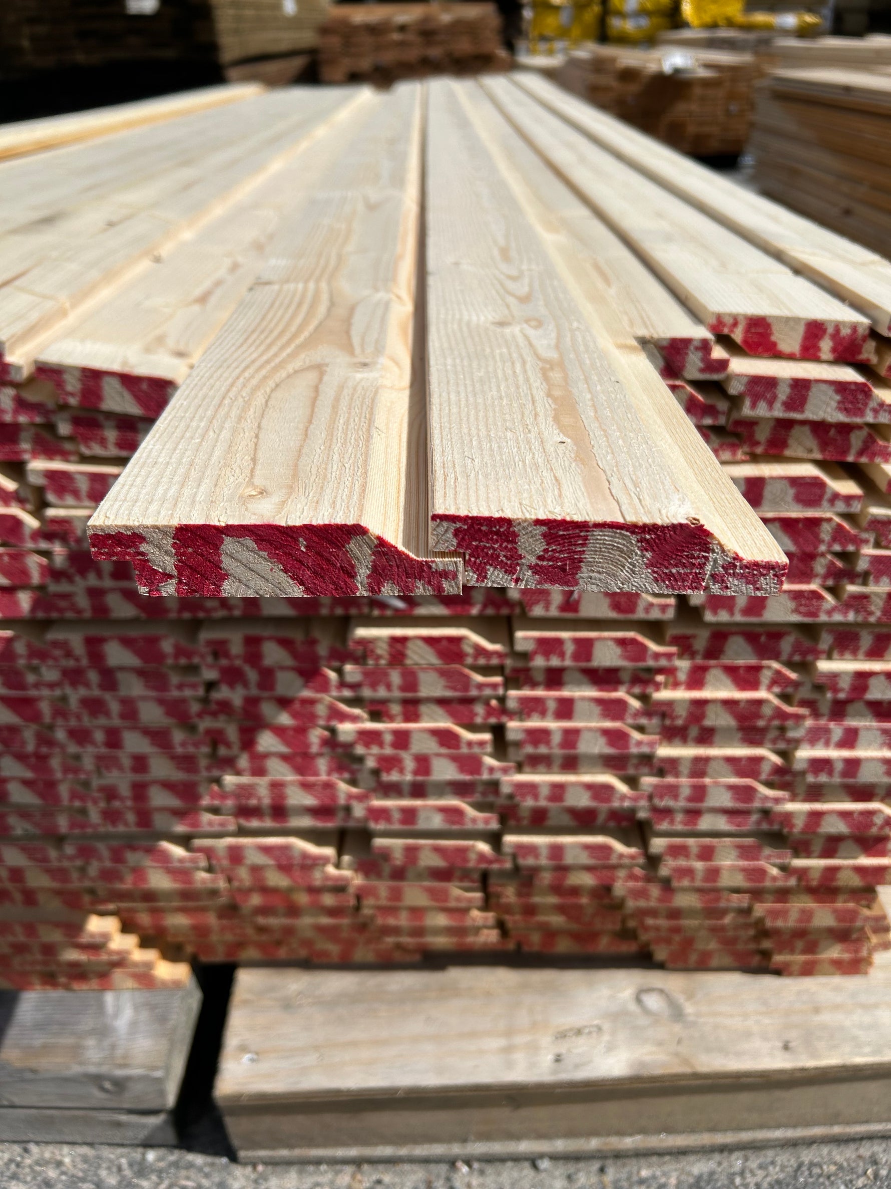 Paket Ytterpanel Enkelfas Halvspont 22x95mm, 231st 3,0m