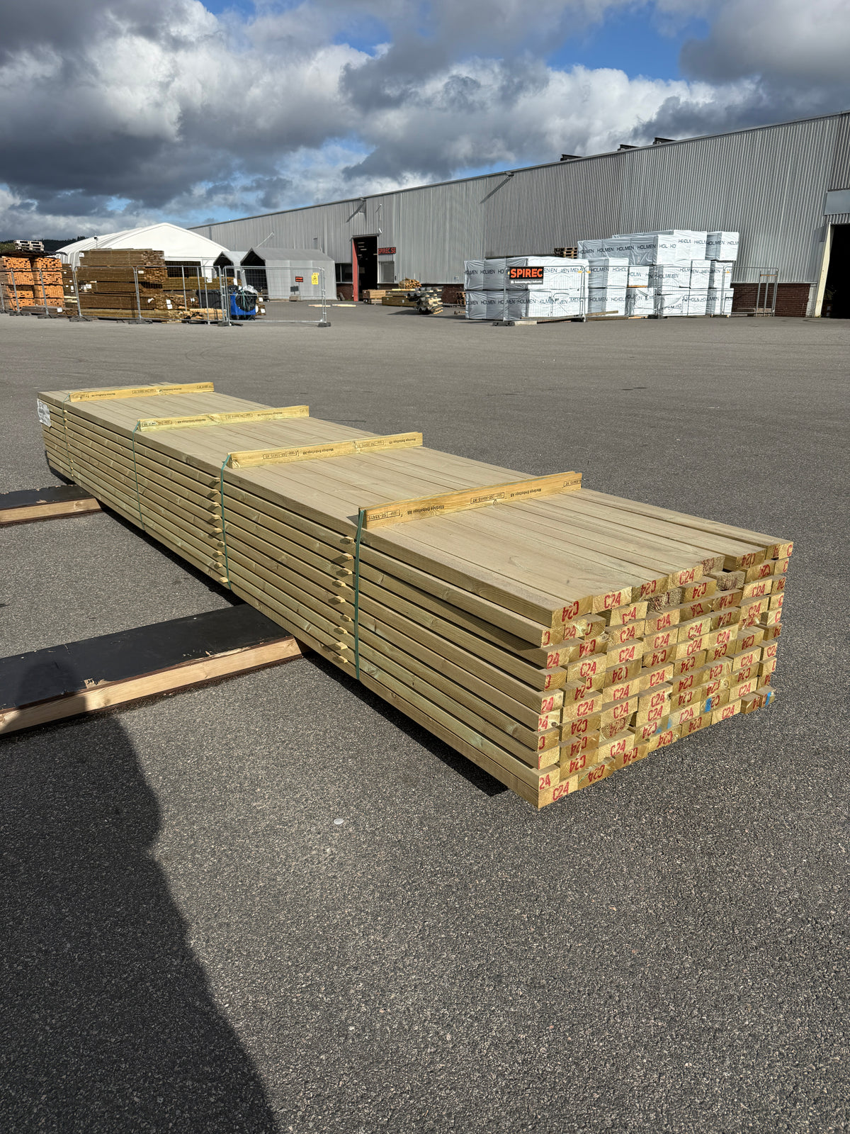 Paket Tryckimpregnerade Reglar 45x70mm, 140st 5,10m