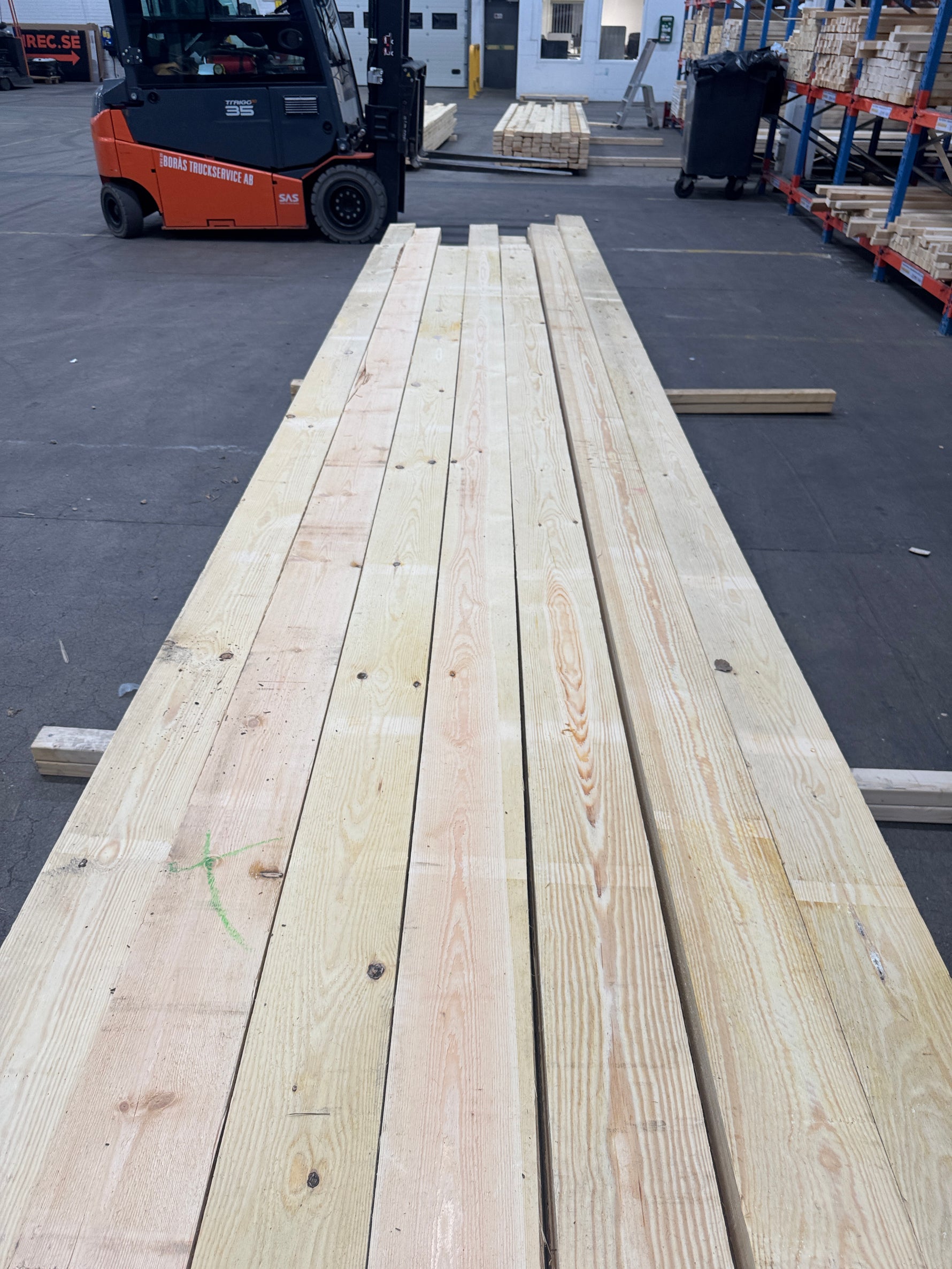 Paket Ohyvlade Reglar 50x150mm (4,20-5,40m) 56st- Furu