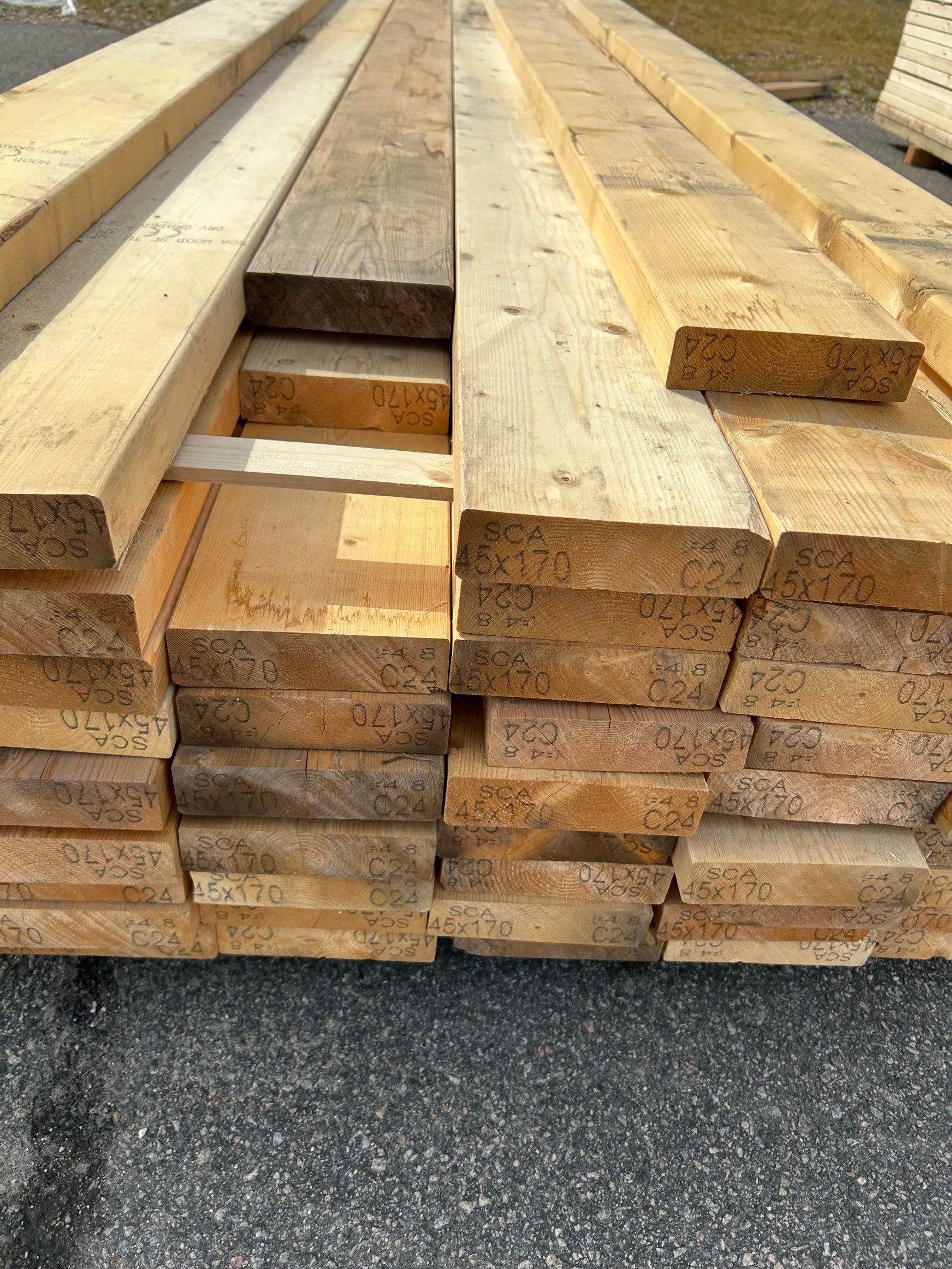Parti Reglar 45x170 mm – 4,80 m 63st (C24, Väderbitet)
