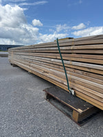 Paket Tryckimpregnerad Rillad Trall 28x120mm, 144st 5.10m- Väderbitet