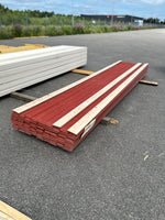 Paket Enkelfas Ändspont 22x120mm 4,20m 102st Grundmålad