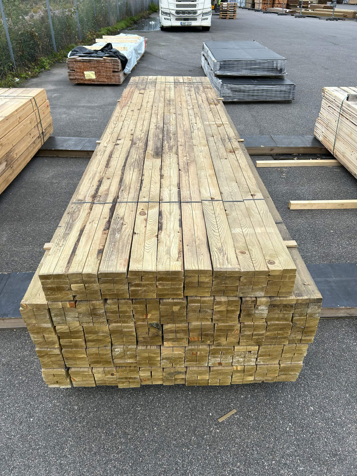 Paket Tryckimpregnerad Läkt 25x48mm 3,60m – (Säljs buntvis om 10st)