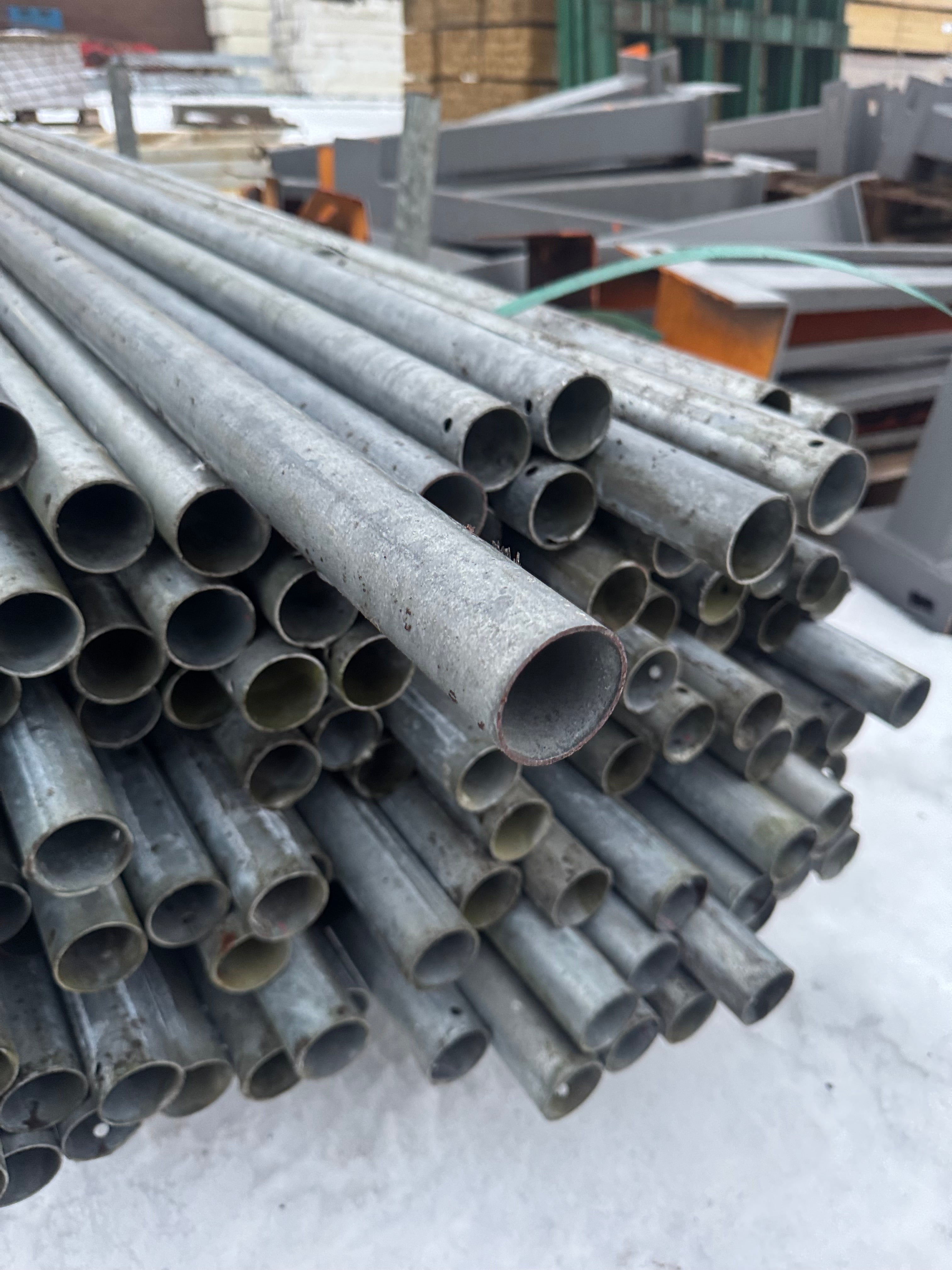 Stålrör Ø45 mm – 2,5 m – Galvaniserat - Spirec
