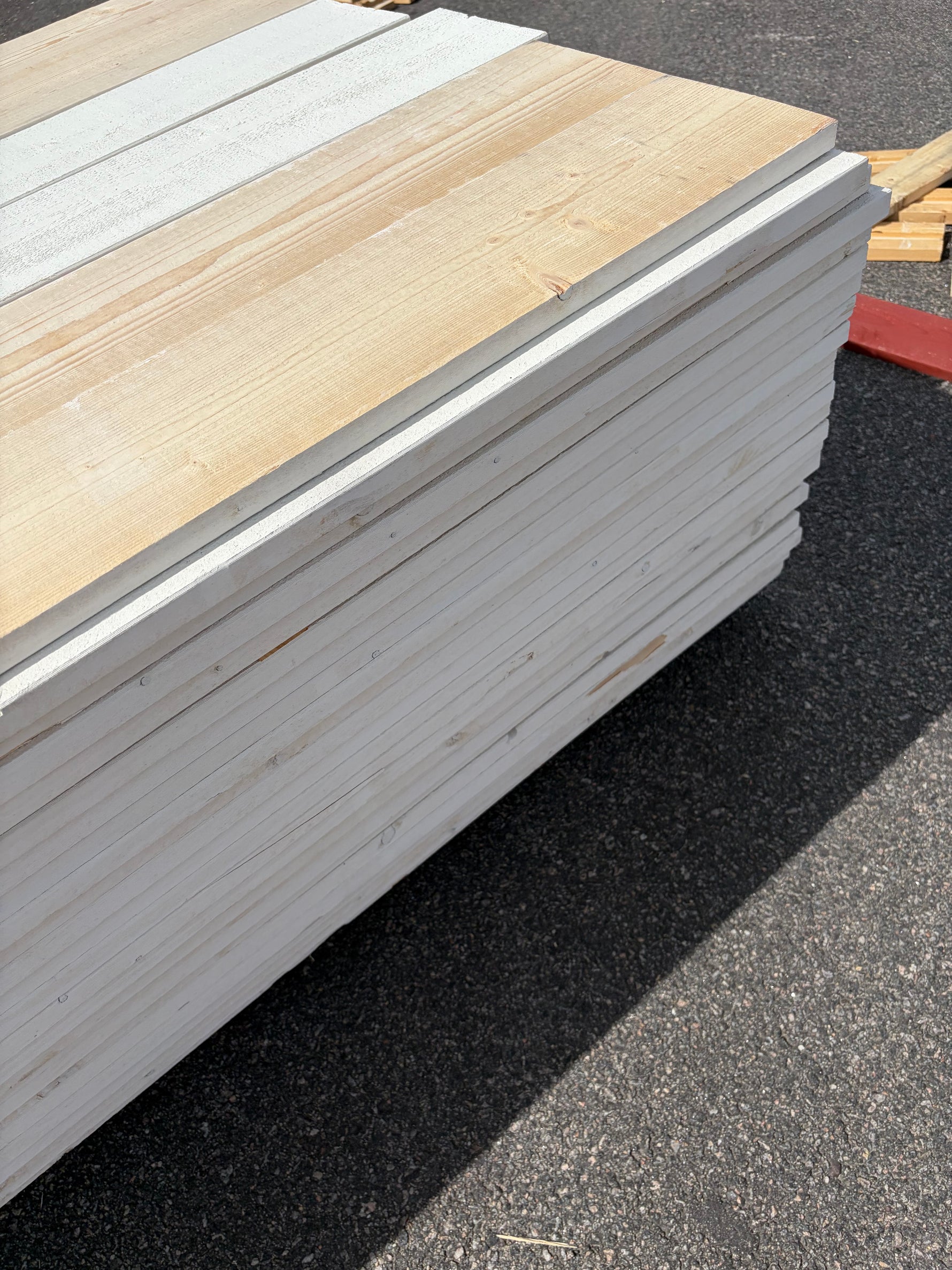 Paket Finsågade Brädor 22x170mm, 150st 4.50m Mellanstruken