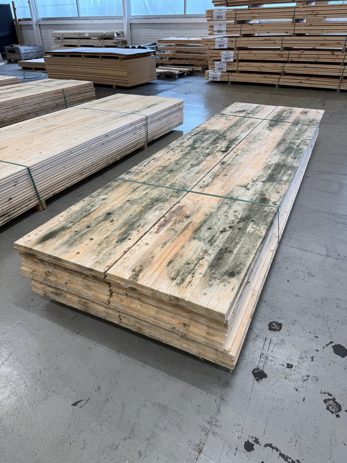 Paket Råspontluckor 20x540x3600mm 30st (Fuktskadade)