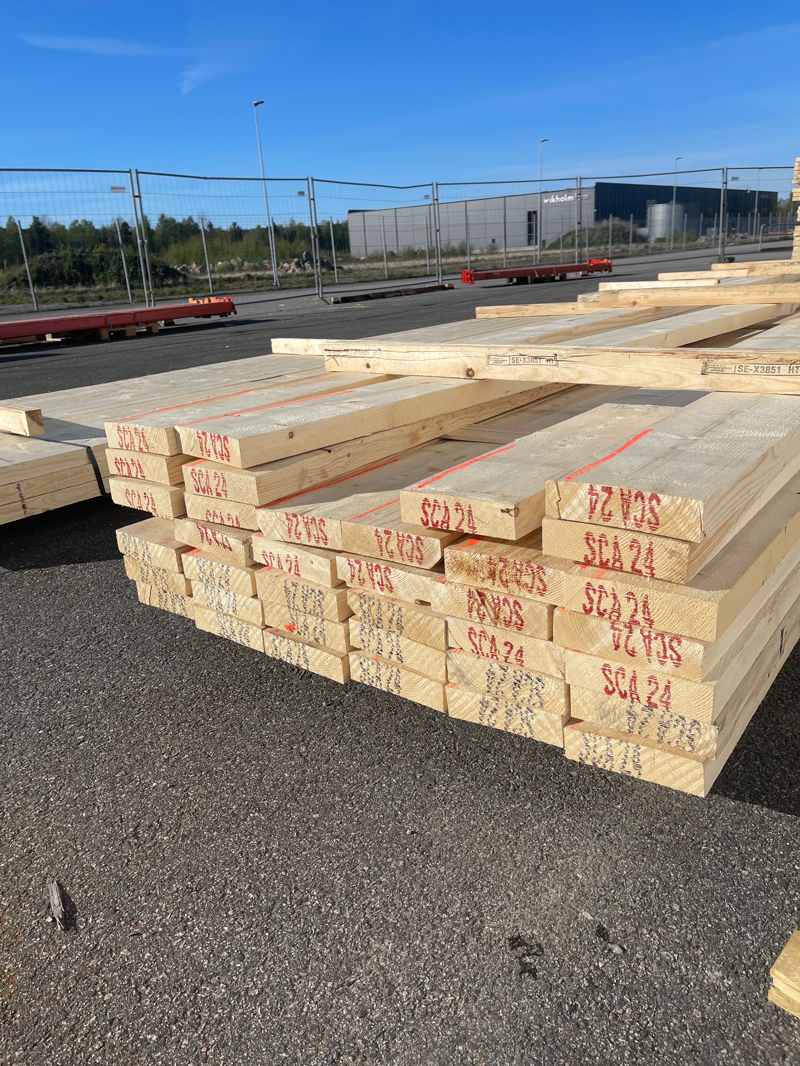 Paket Reglar Ohyvlade 47x175 mm – 4,80 m – 37 st