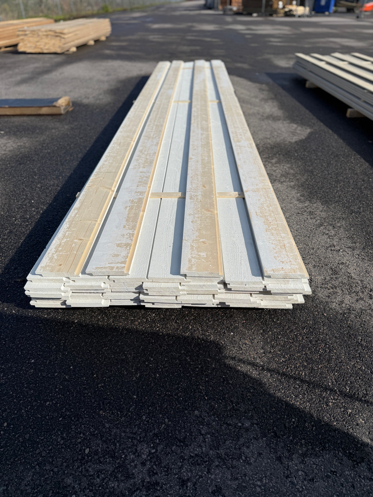 Paket Mossepanel 21x160mm, 46st 5,40m Mellanstruken