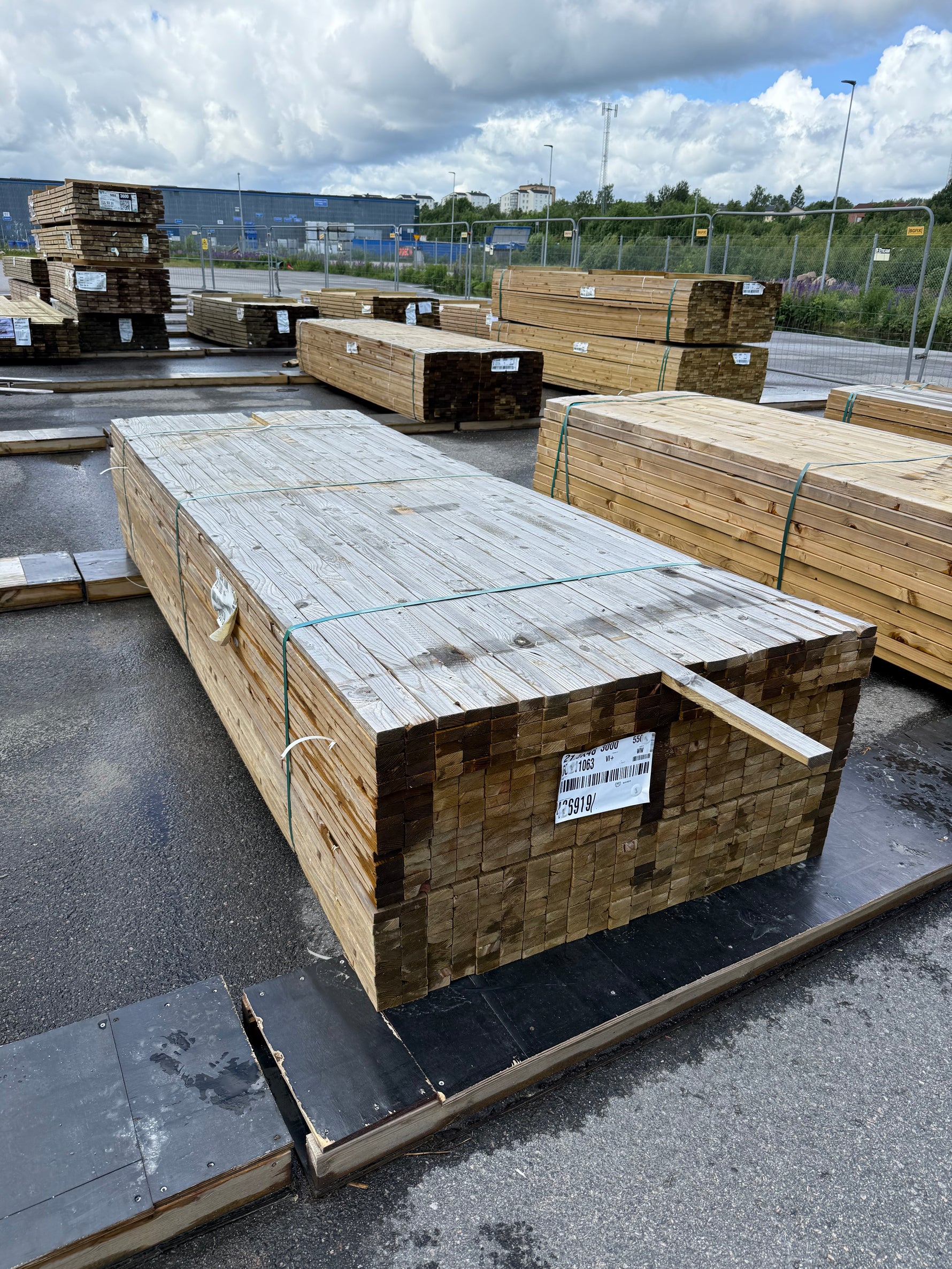 Paket Tryckimpregnerad Läkt 21,5x48mm, 550st 3,00m