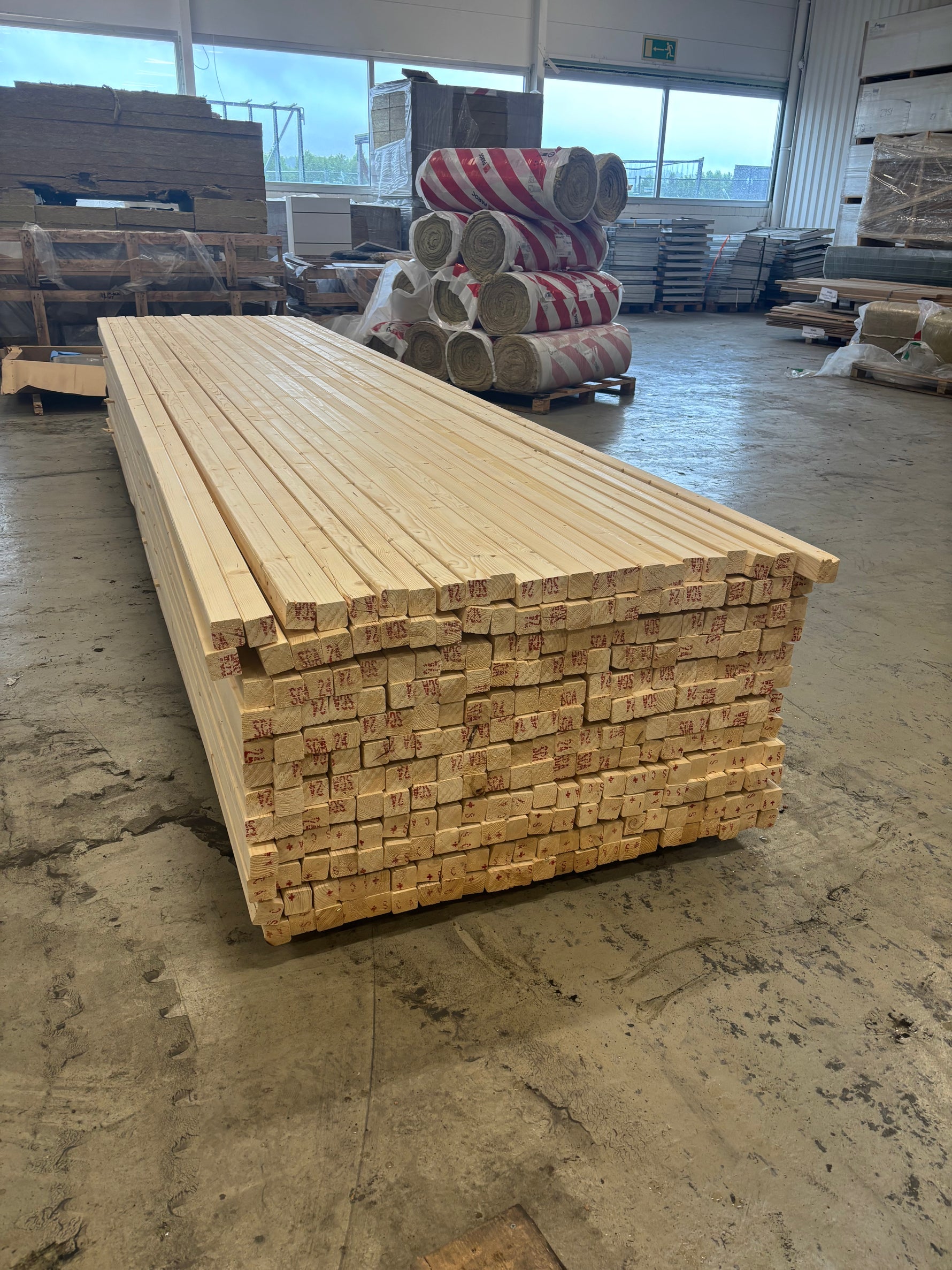 Paket Felhyvlade Reglar 45x45mm 4,20m 276st