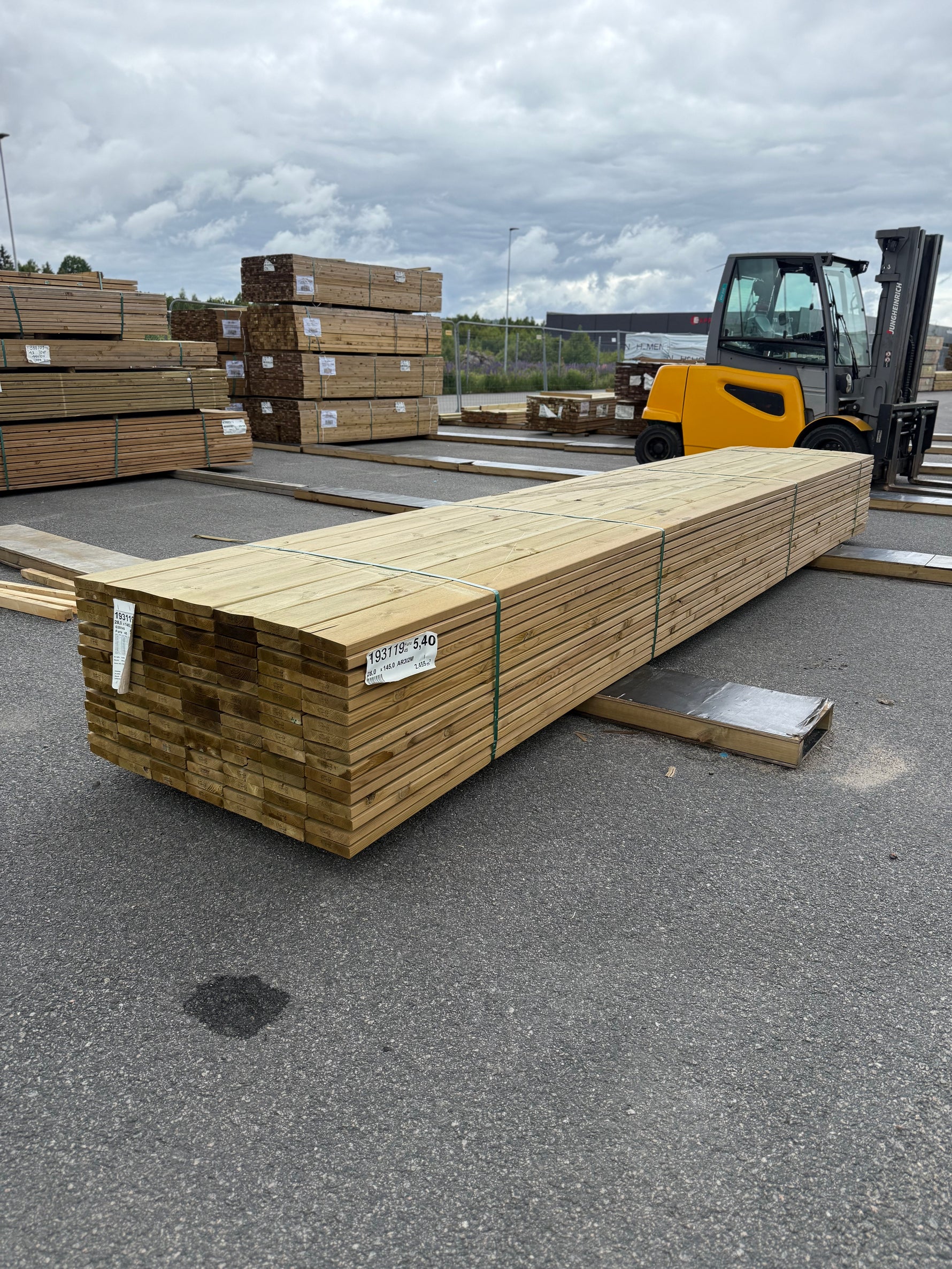 Paket Tryckimpregnerad Trall 28x145mm, 112st 5,40m (Andra sortering)