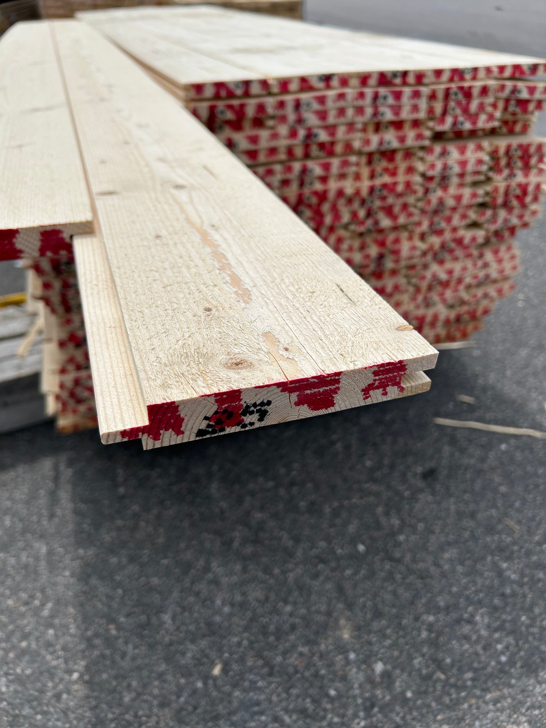 Paket Falsad Spårpanel 22x145mm- 2,50m 175 st Obehandlad