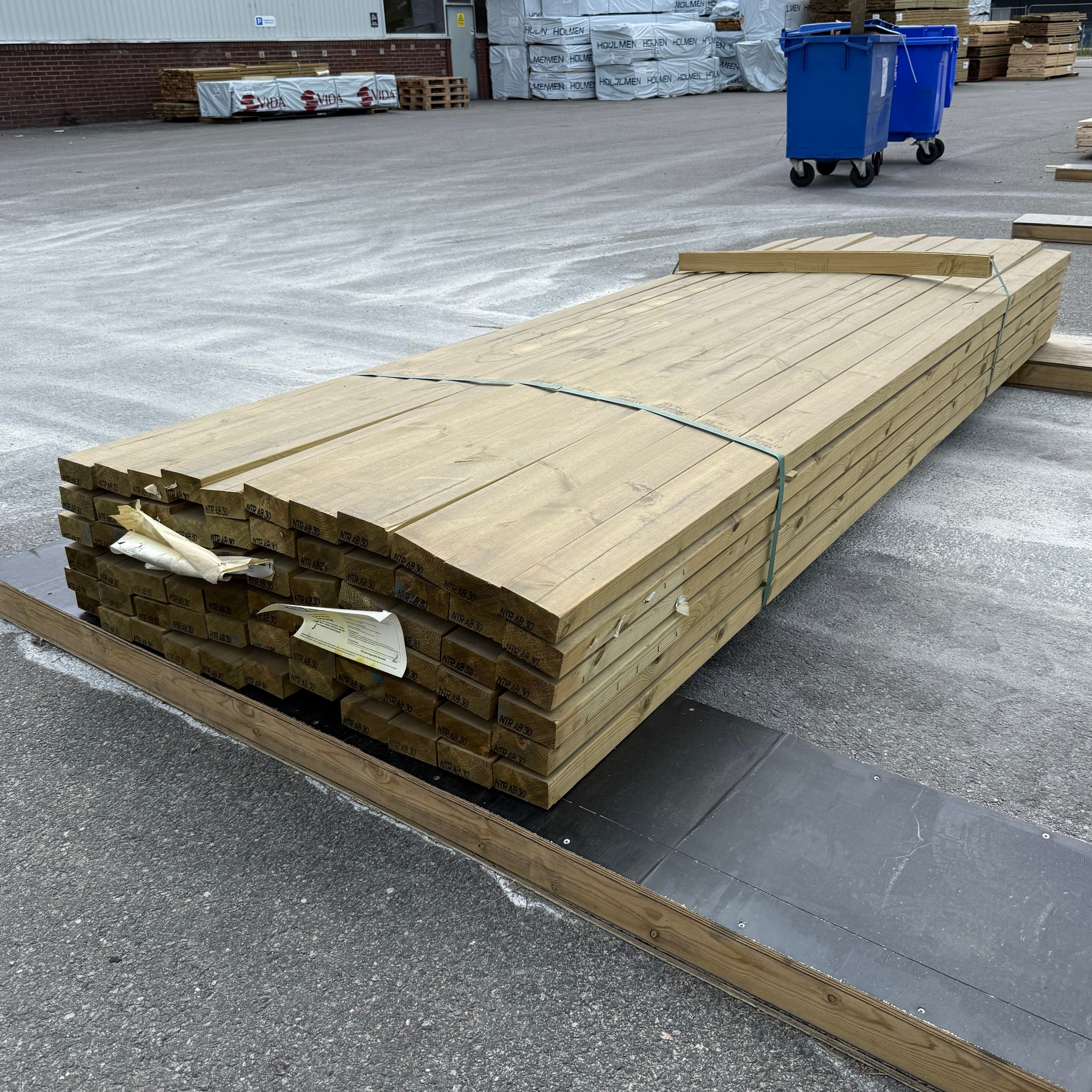 Paket Tryckimpregnerade Reglar 45x95mm, 67st 3,0m (NTR AB)