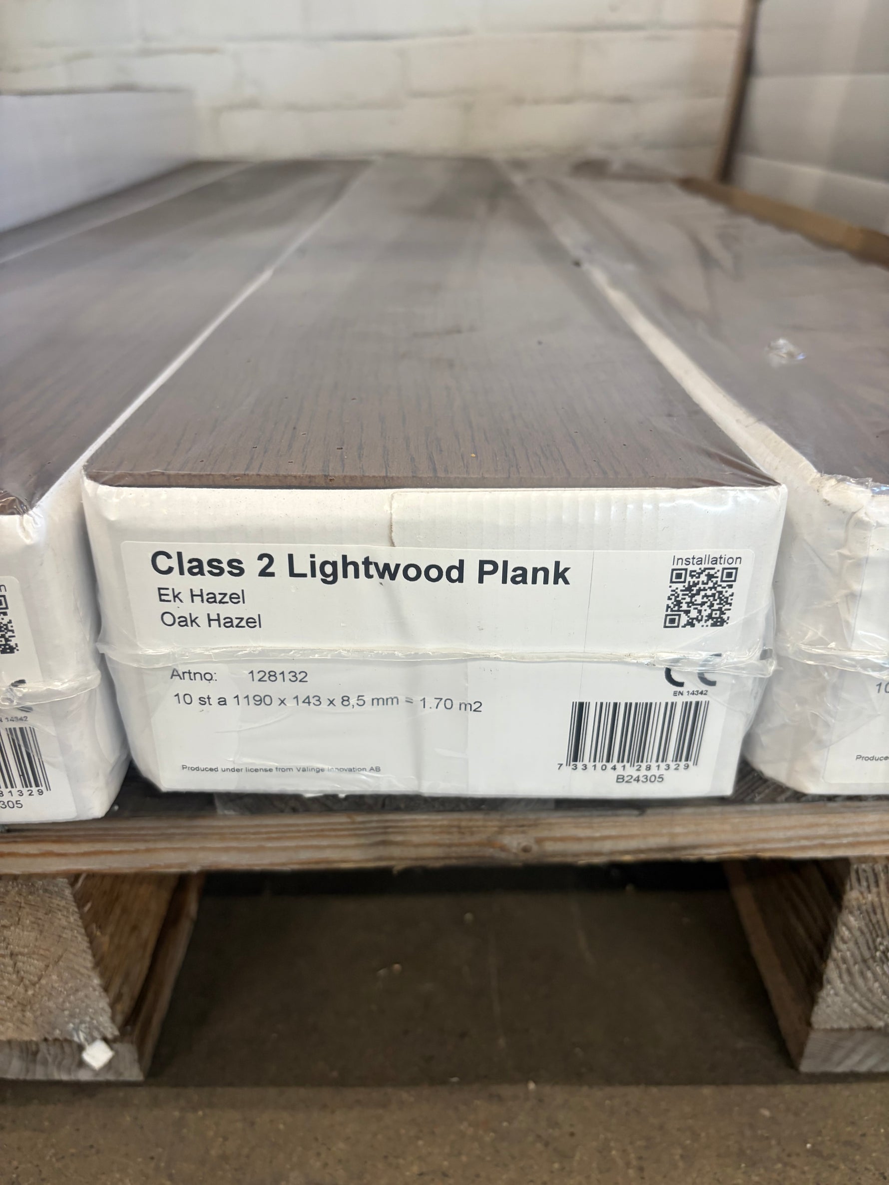 Parti golv Class 2 Lightwood Plank Ek Hazel – ca 10,20 kvm