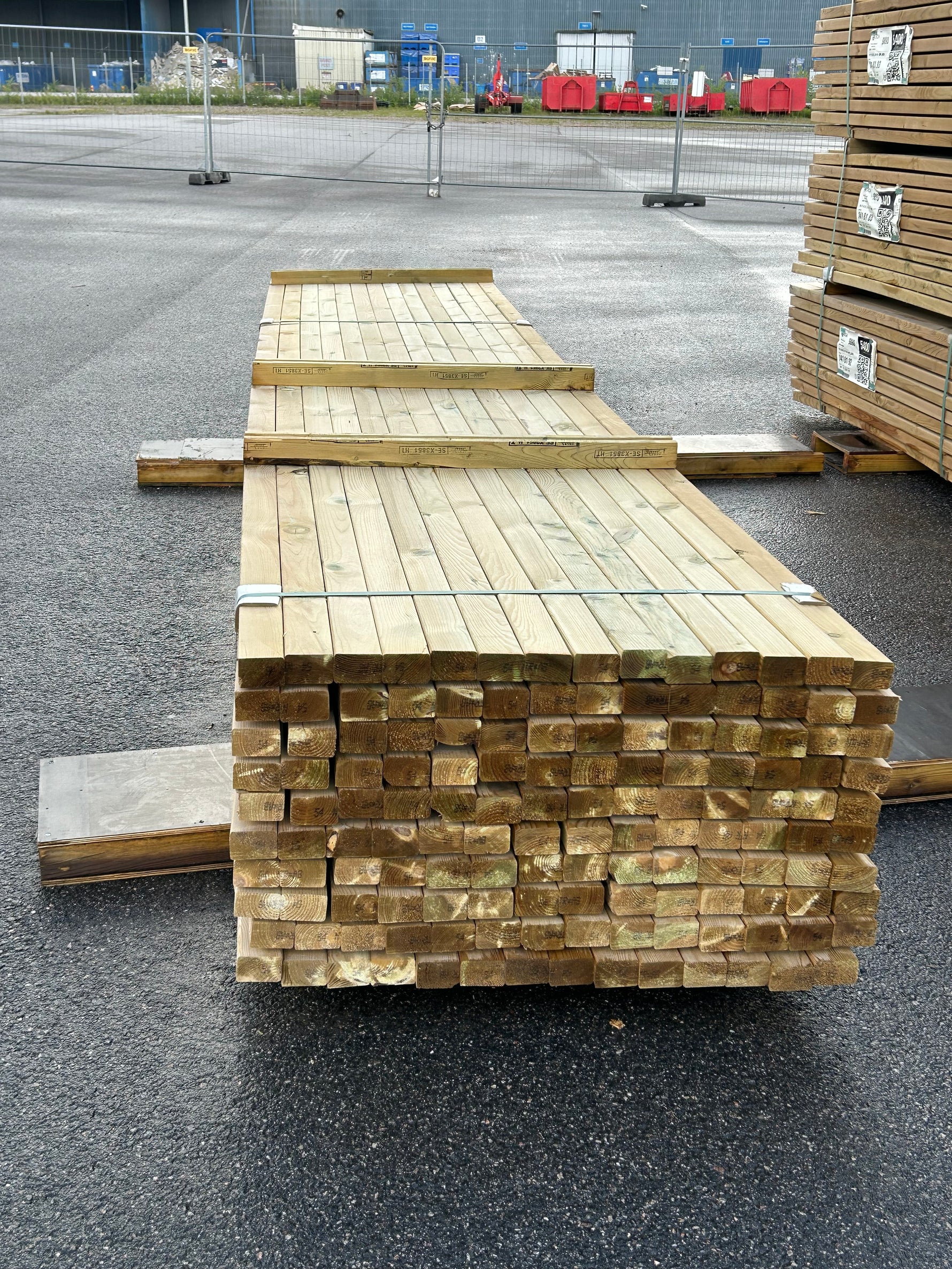 Paket Tryckimpregnerade Reglar 45x70mm, 140st 5.40m