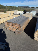 Paket Finsågade Brädor 22x170mm 4,80m 156st (Fuktskadade)