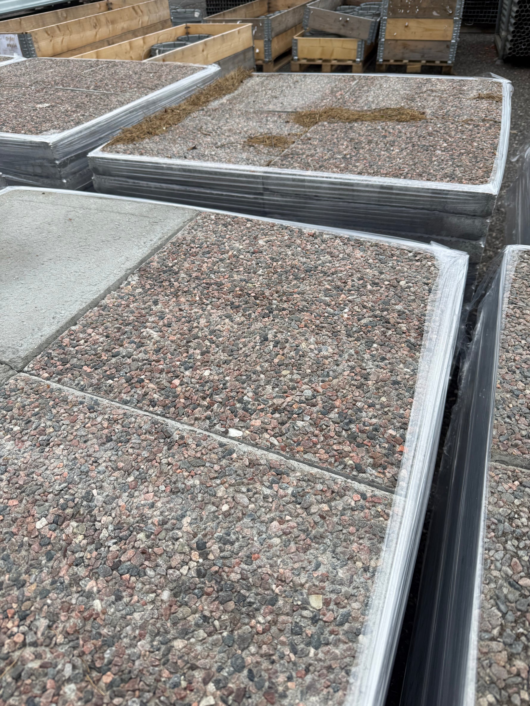 Frilagda Plattor 500x500x50mm – Natursingel (Säljs per styck)